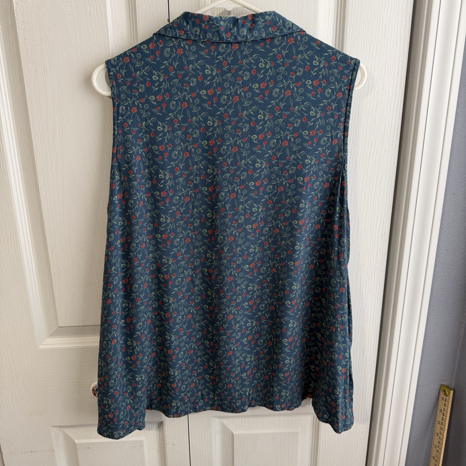 Dip Multicolor Floral Button Up Tank Blouse Women’s Size 2X Spring Office Boho