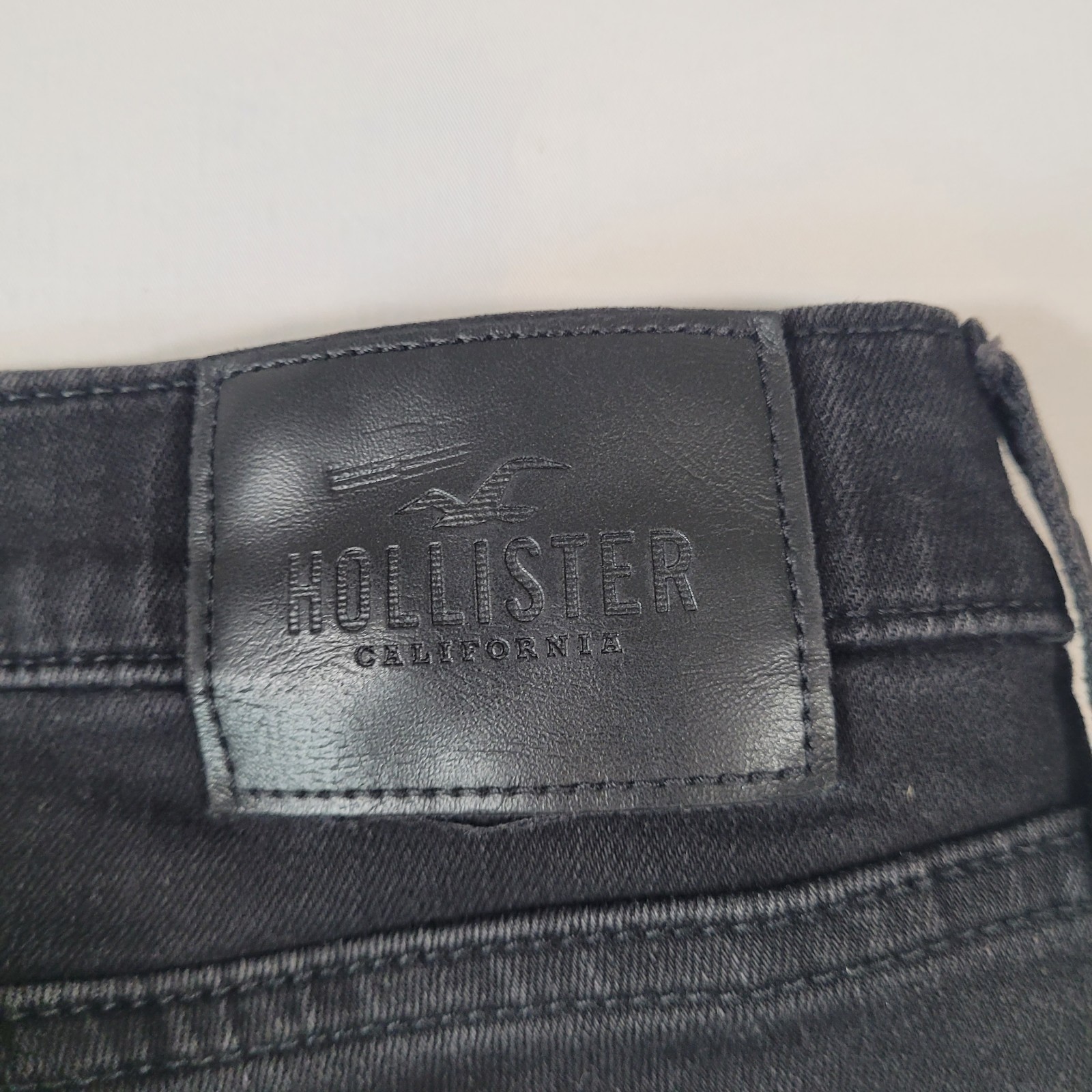 Hollister Super Skinny Jeans Men’s 30×30 Faded Black Advanced Stretch Denim