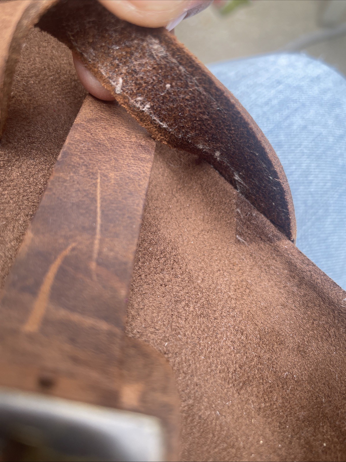Mountain Sole Brown Leather Sandals Women Size 6