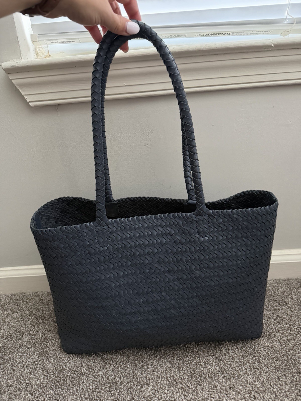 Madewell Signature Woven Tote Nightime Navy