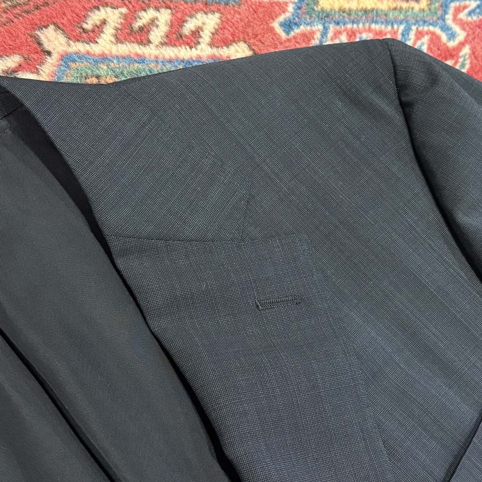CANALI 1934 silver label recent suit US 46L EU 56L gray wool 38×32 L13280 EUC