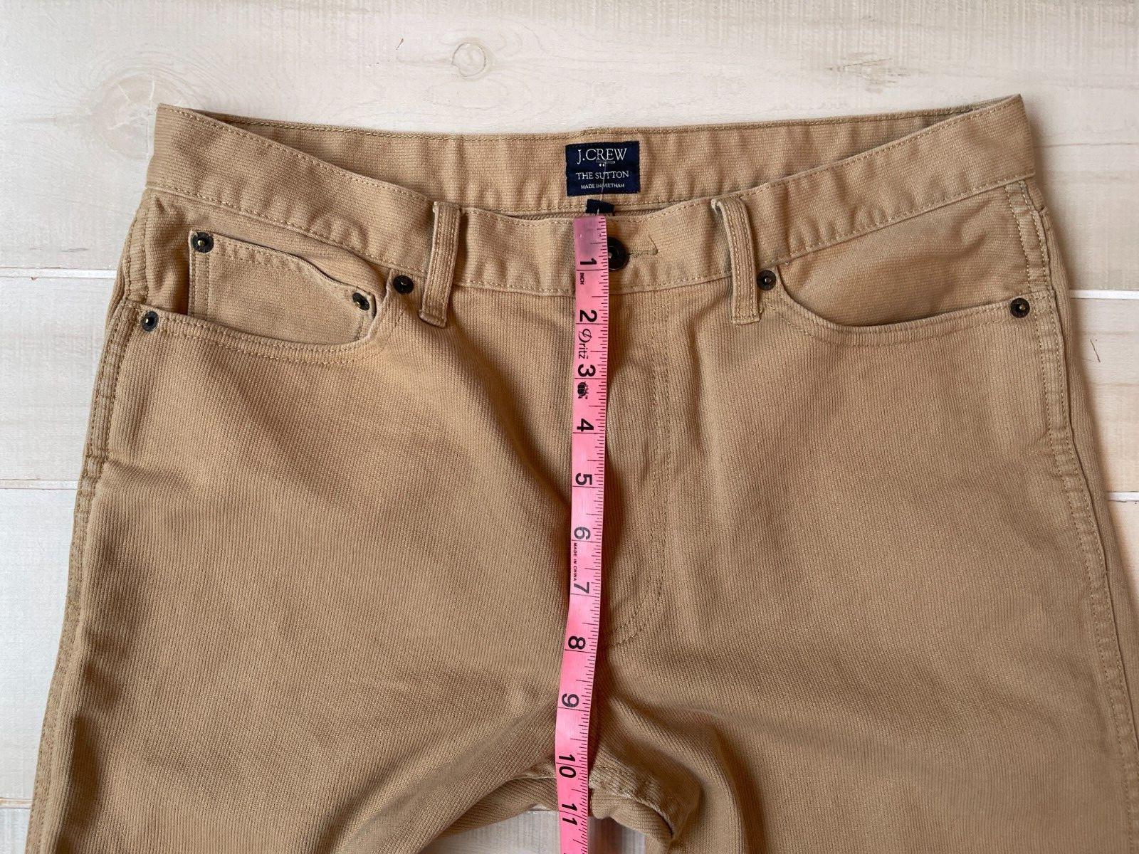 J. Crew The Sutton tan pants size 32 x 30.5″ men’s
