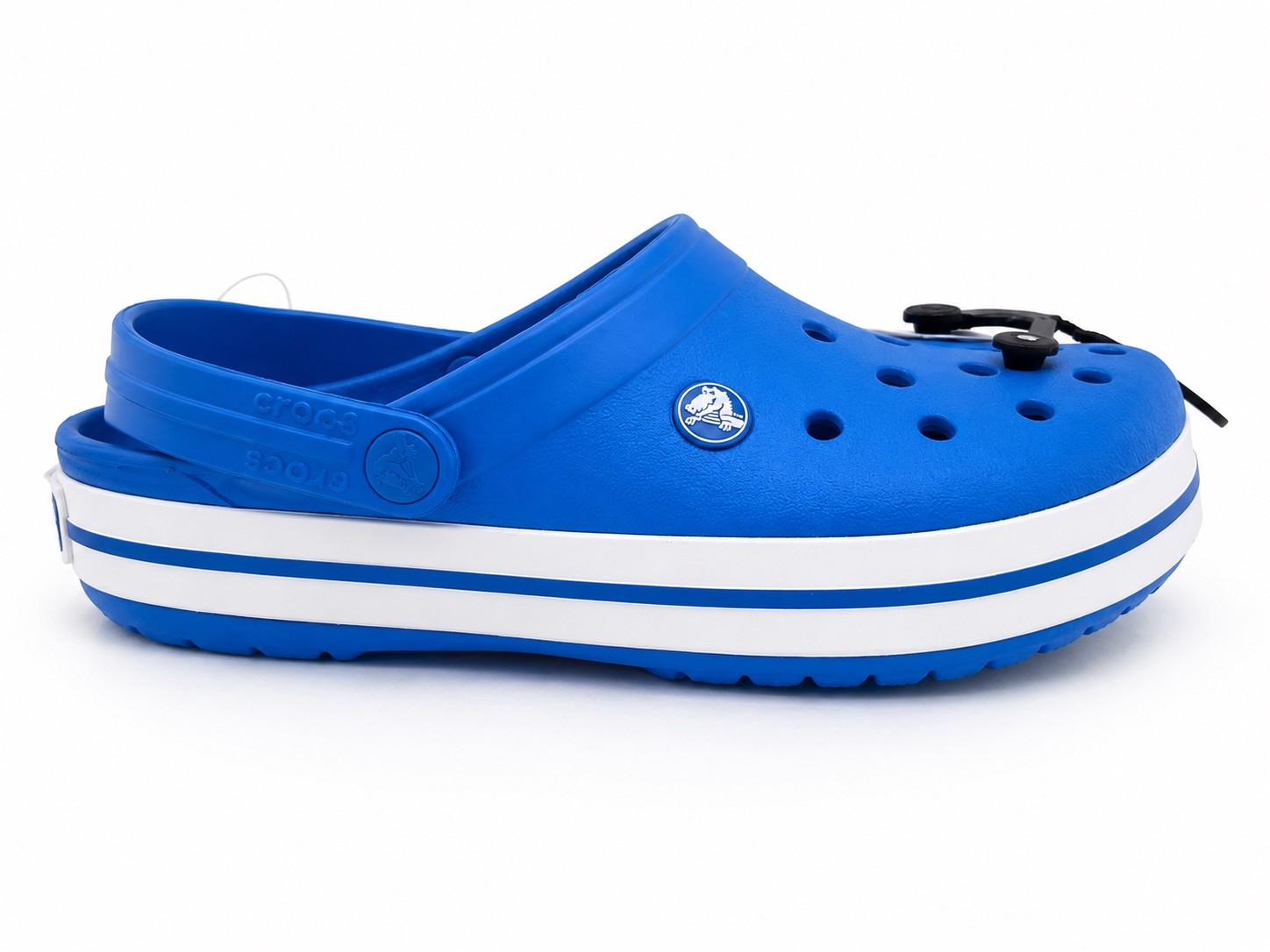 New Crocs Crocband Clog Ocean White Blue M6 W8 Unisex Comfort Shoes NWT