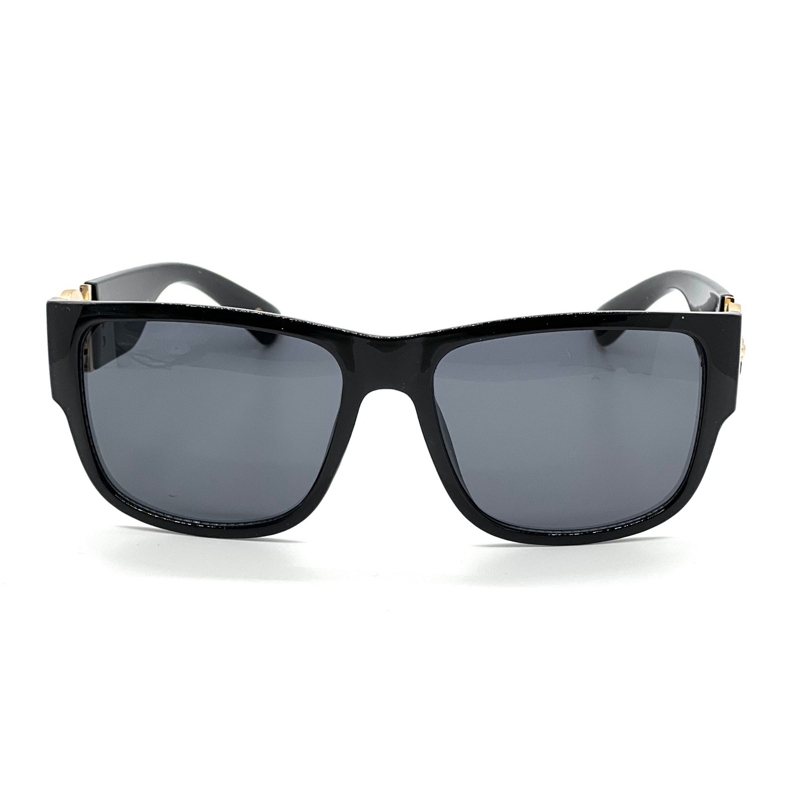 Men Sunglasses Classy Square Dark Black Lens Cholo Style Hip Hop Gangster Lentes