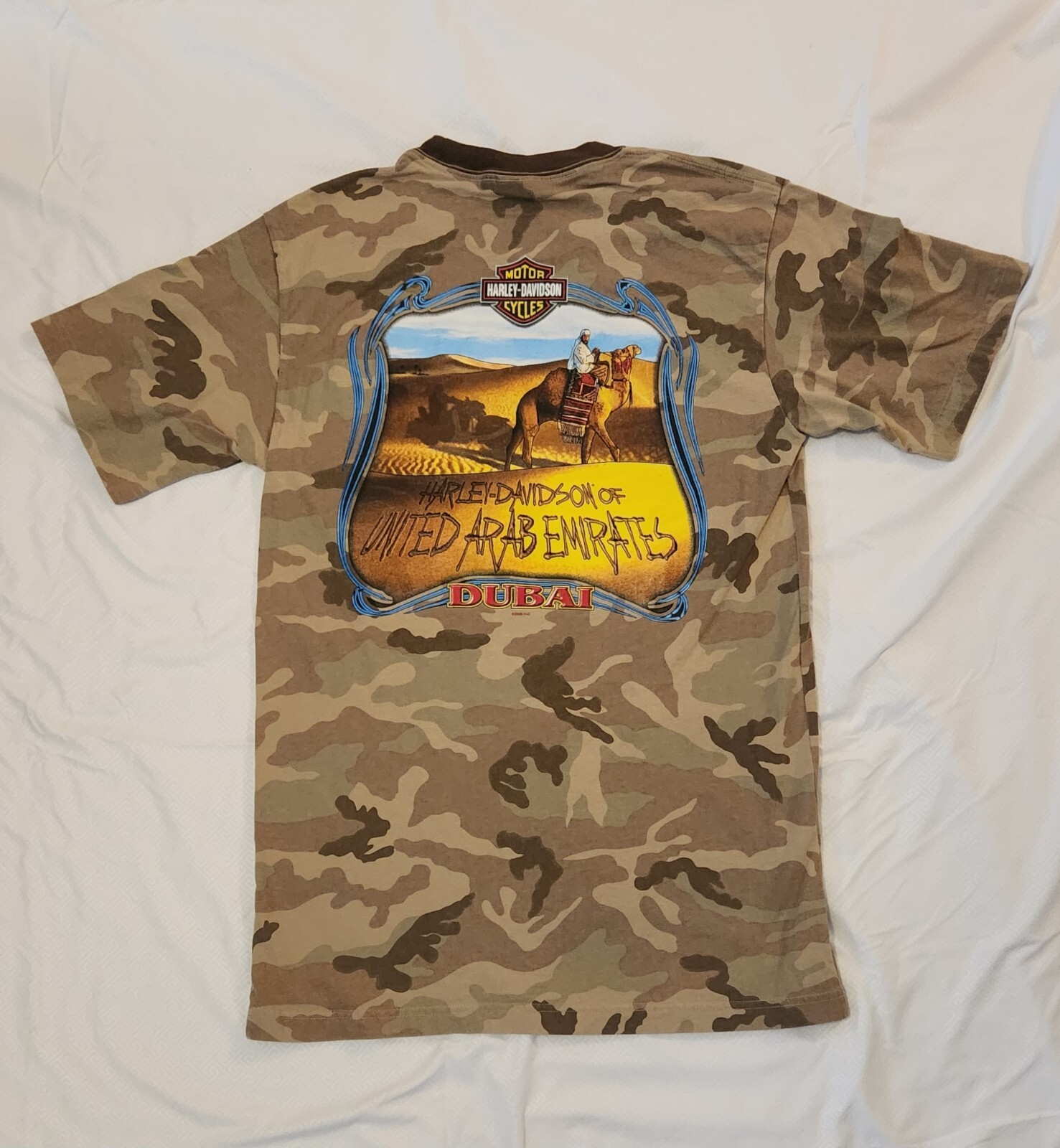 Harley Davidson Camouflage Short Sleeve T-shirt Dubai United Arab Emirates – M