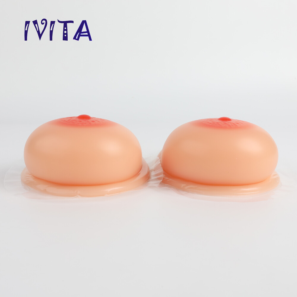 A-EE Cup Teardrop Self-adhesive Silicone Breast Forms False Boobs Bra Enhancers