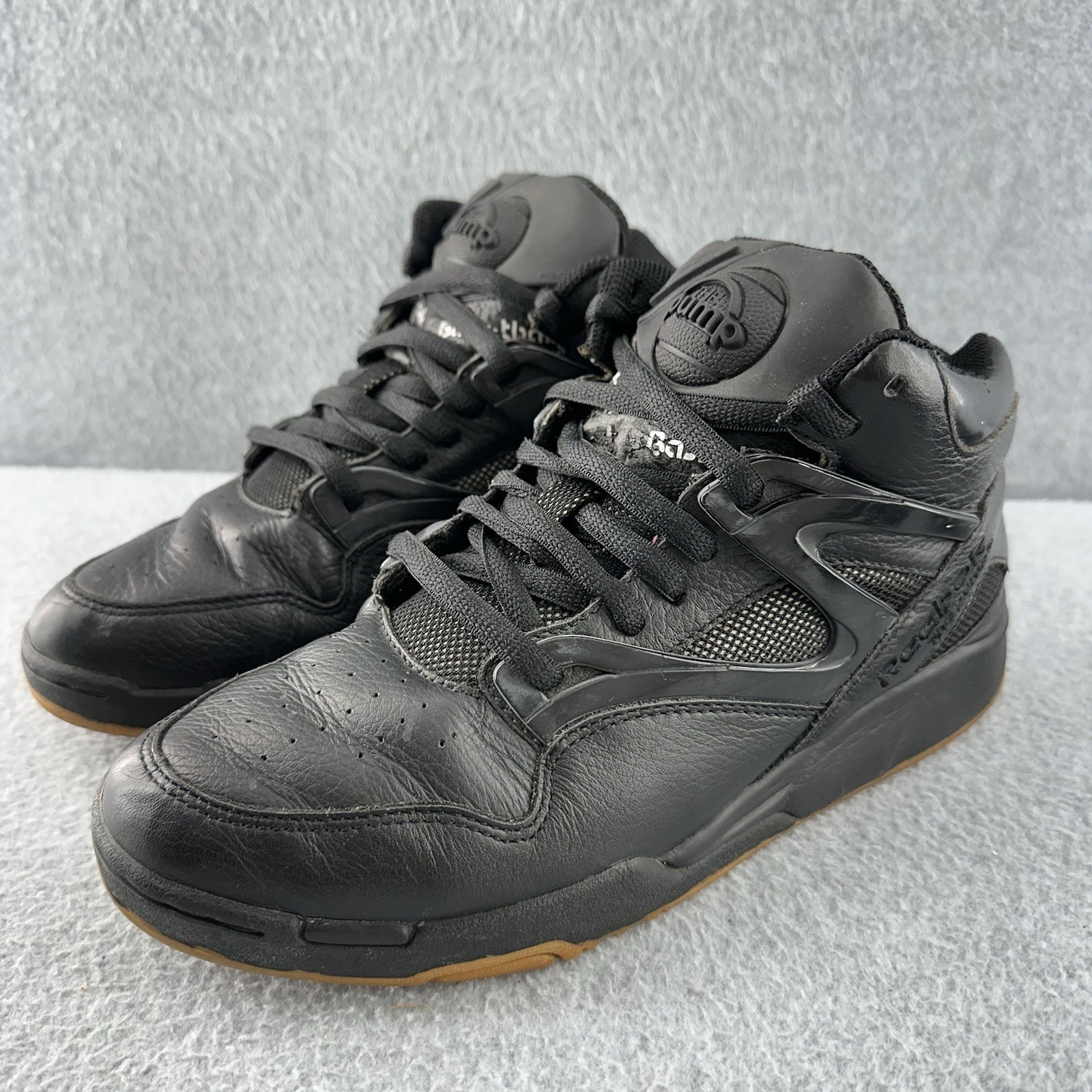 Reebok x Juun.J Pump Omni Zone II Shoes Black Gum Sneakers Mens Size 7