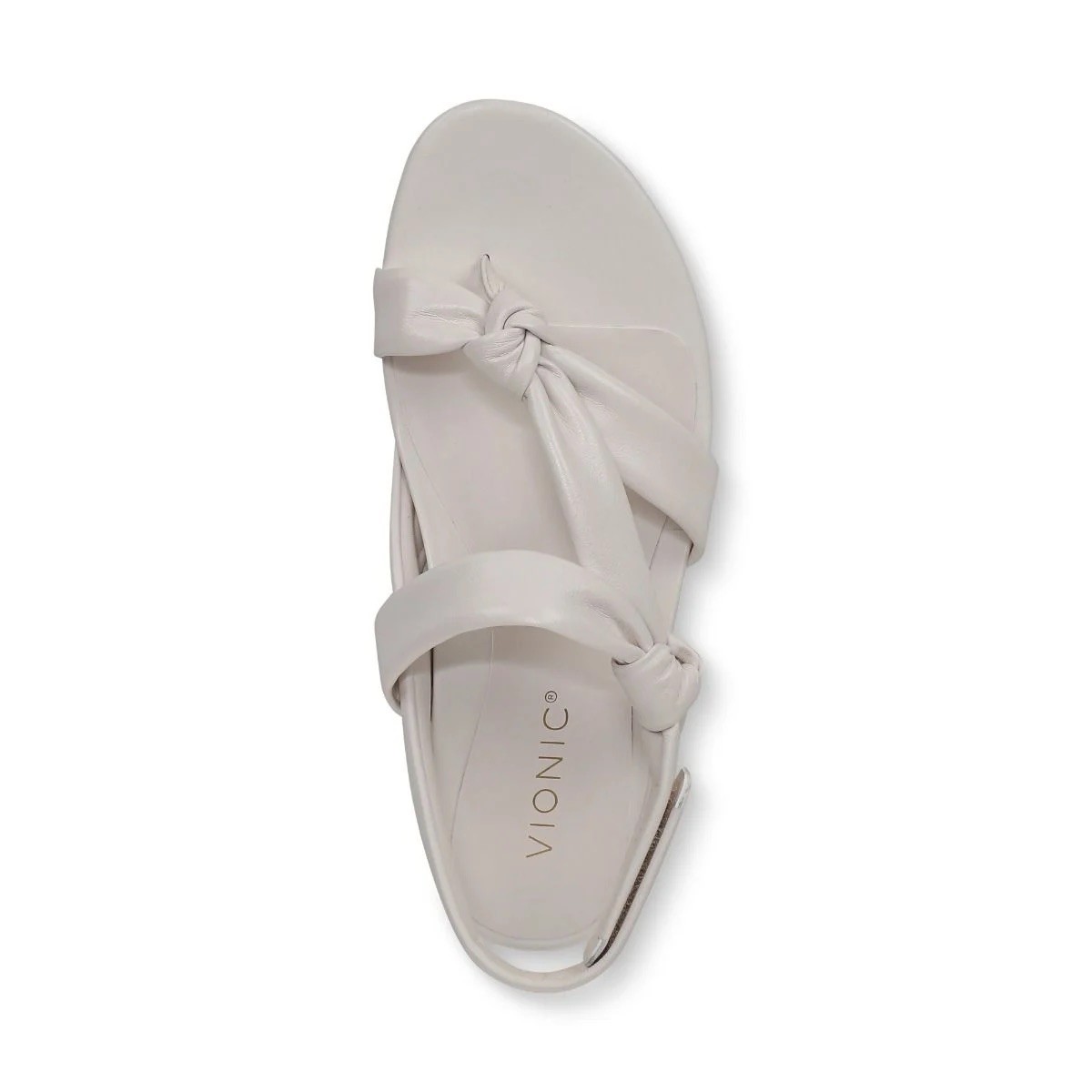 Vionic Geneva Strappy Toe Post Sandal Women’s Leather Arch Support Comfort