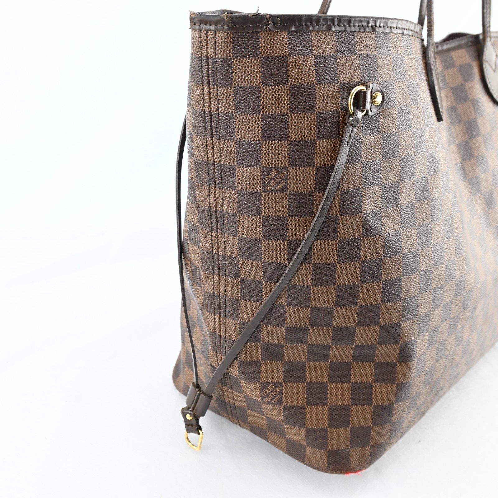 LOUIS VUITTON Damier Ebene Neverfull GM Tote Bag N51106 LV C1965YR806