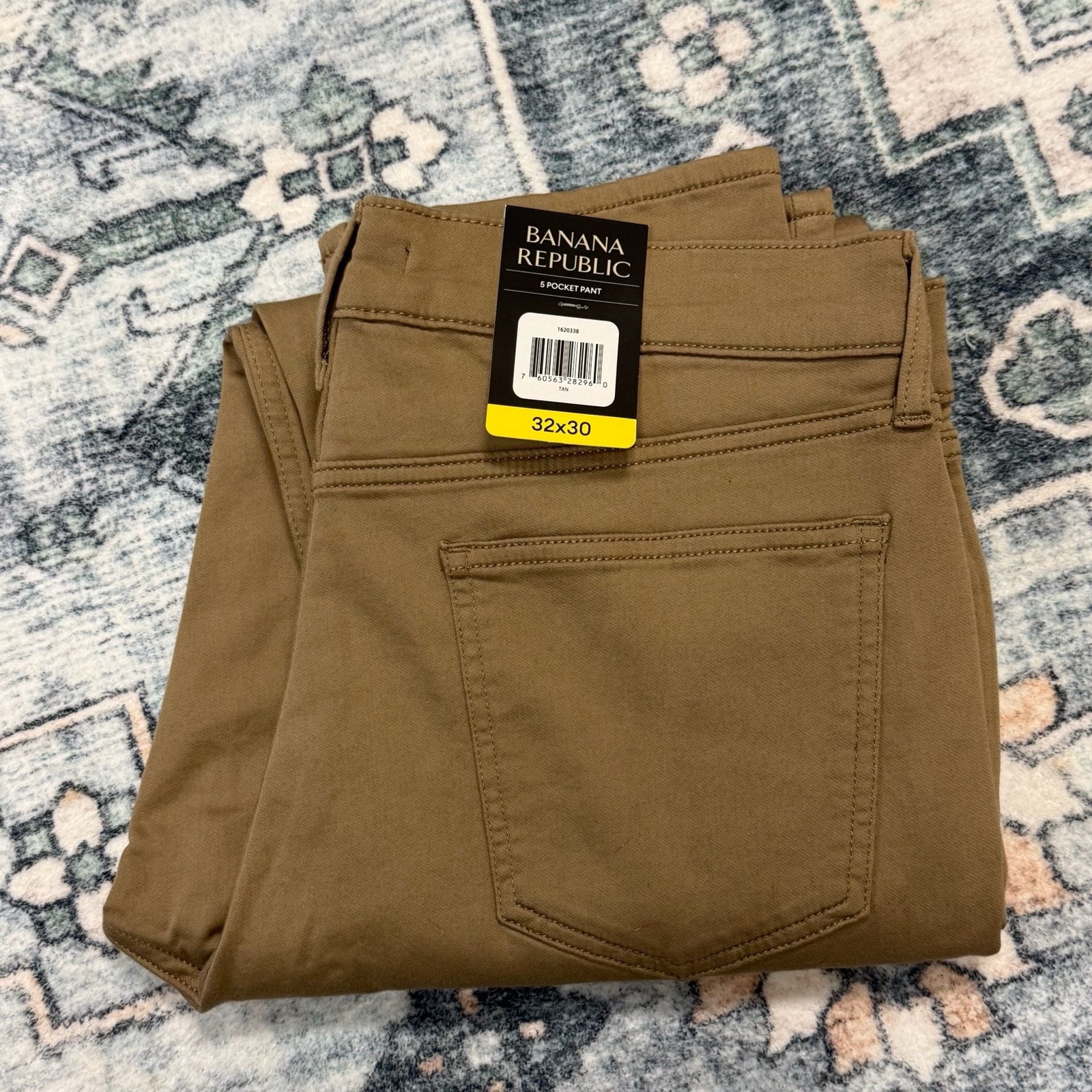 Banana Republic Men’s Tan Slim Fit 5-Pocket Pant 32×30 NWT – 01/02
