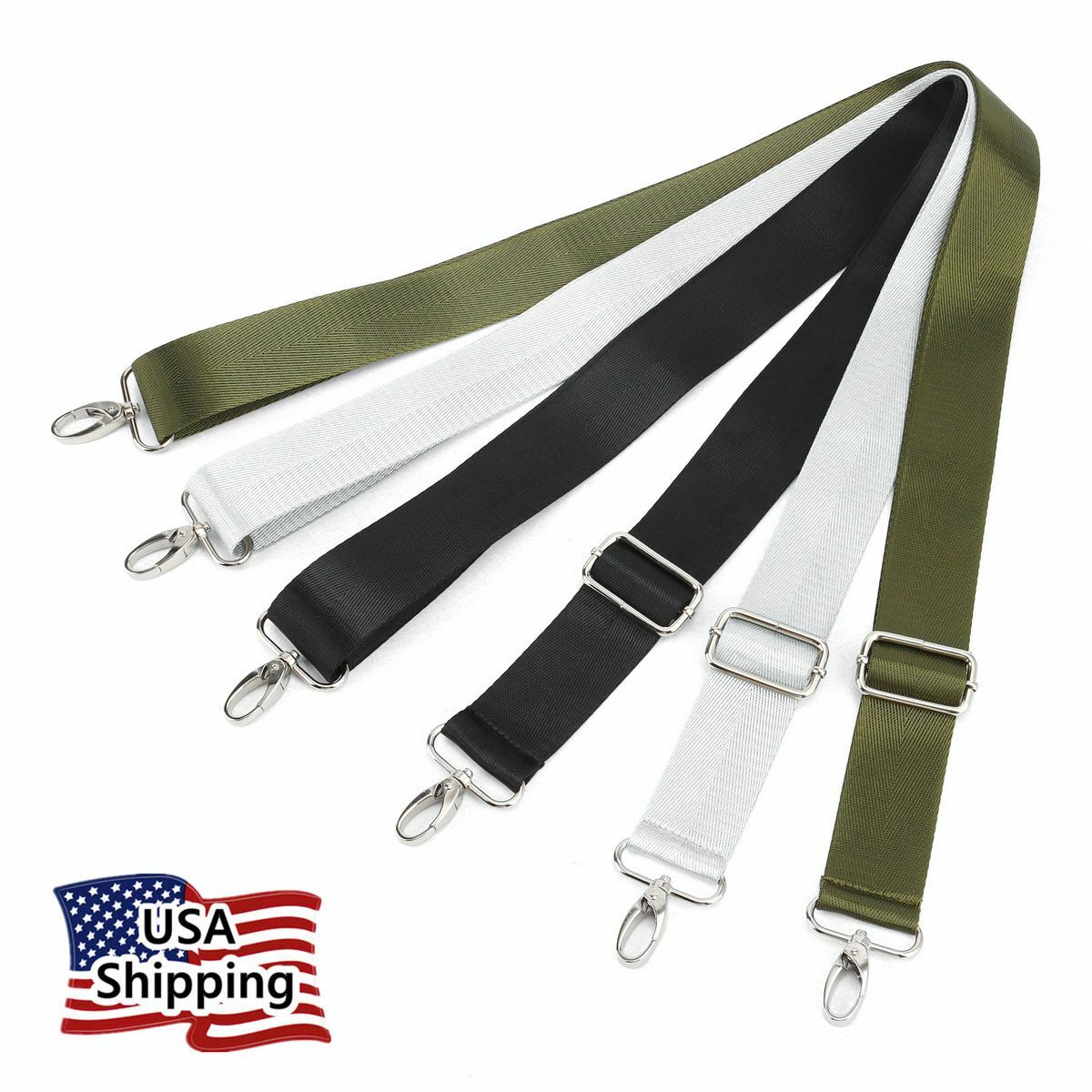 Canvas Bag Shoulder Strap Adjustable Crossbody Replacement Handbag Straps USA