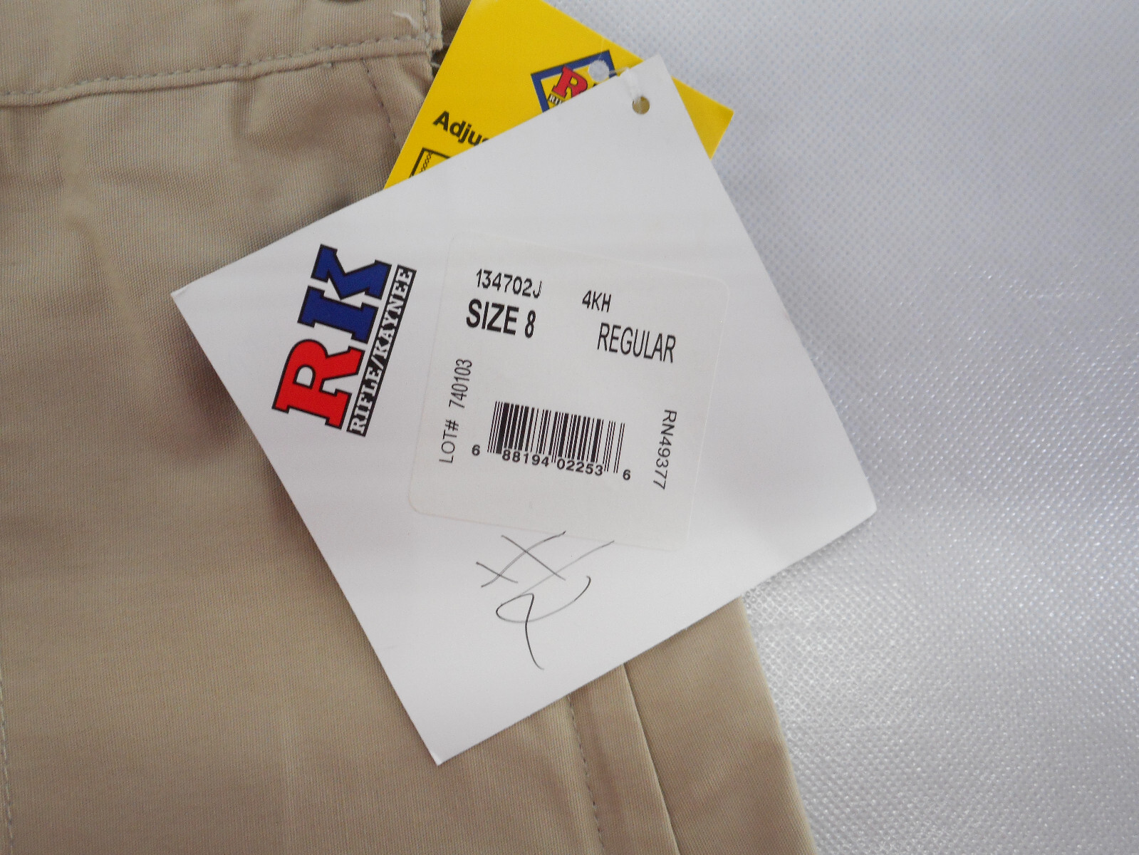 Girls R/K Khaki Box Pleat Uniform Skirt Regular & plus Sizes 4 – 18