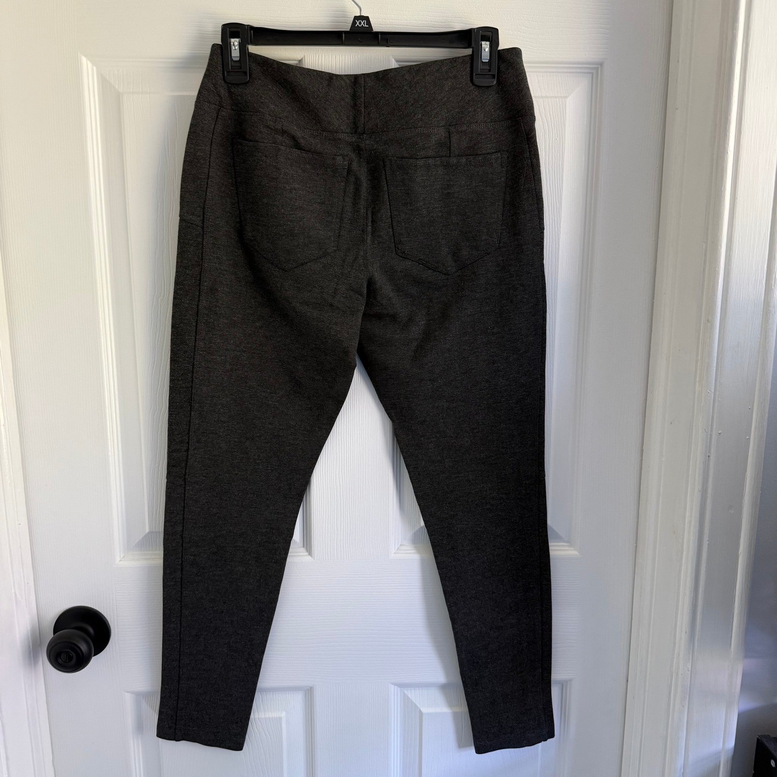 Mudd 4xFLX Stretch Leggings Charcoal Gray Heather Pull On Pants Womens Large