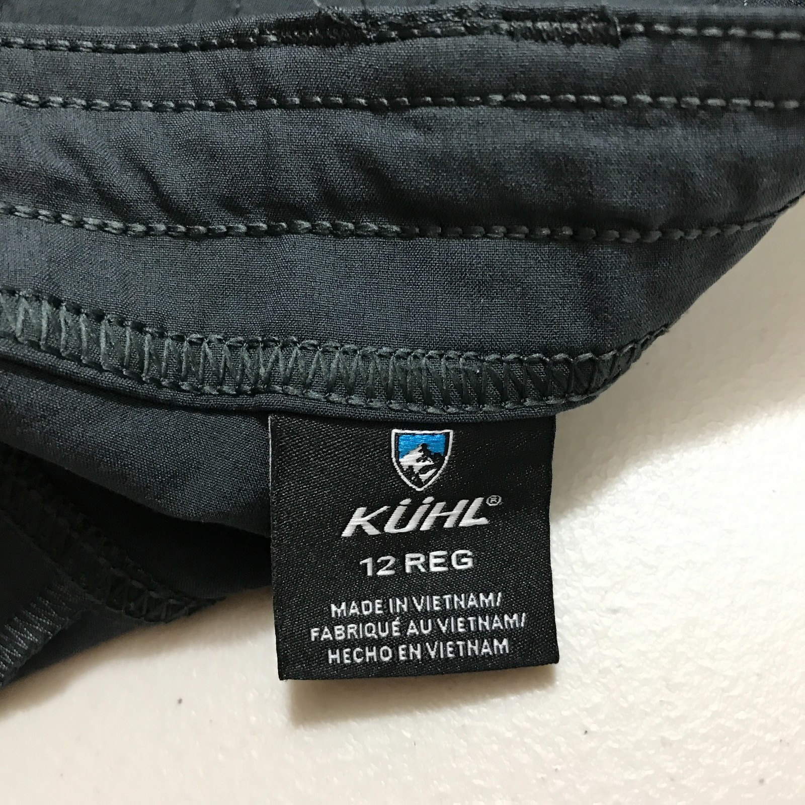 Kuhl Women’s Freeflex Roll-Up Pants Gray Cargo Lightweight Outdoor Hiking 12 Reg