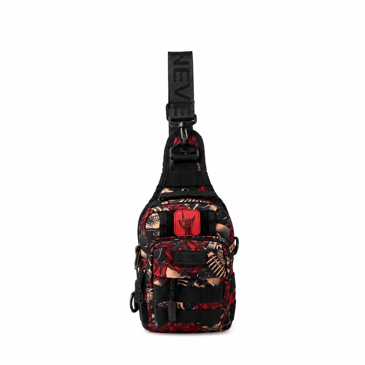 4L Mini Tactical Sling Bag Compact Travel Crossbody (Rock & Reaper)
