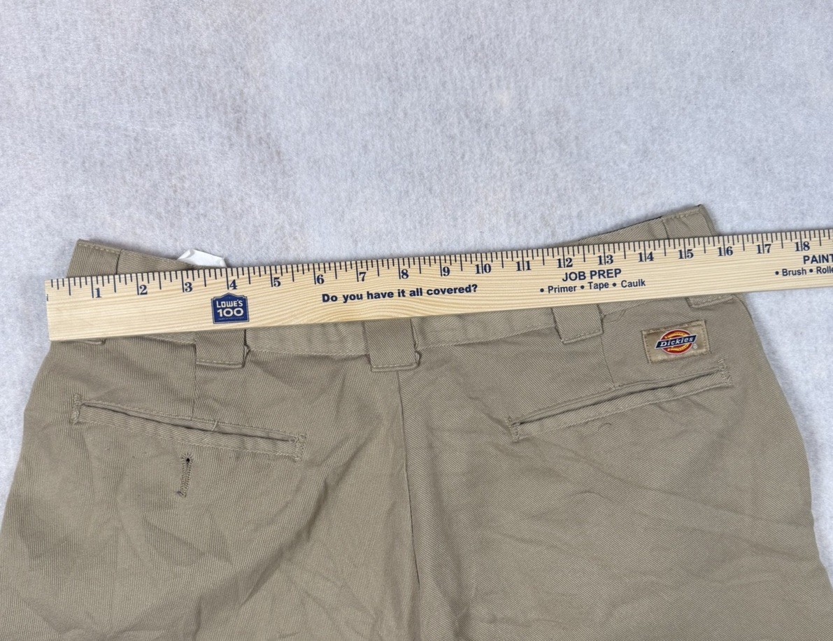 Dickies Original Fit Men’s Workwear Pants Khaki 34×30 Straight Leg 874 Flex