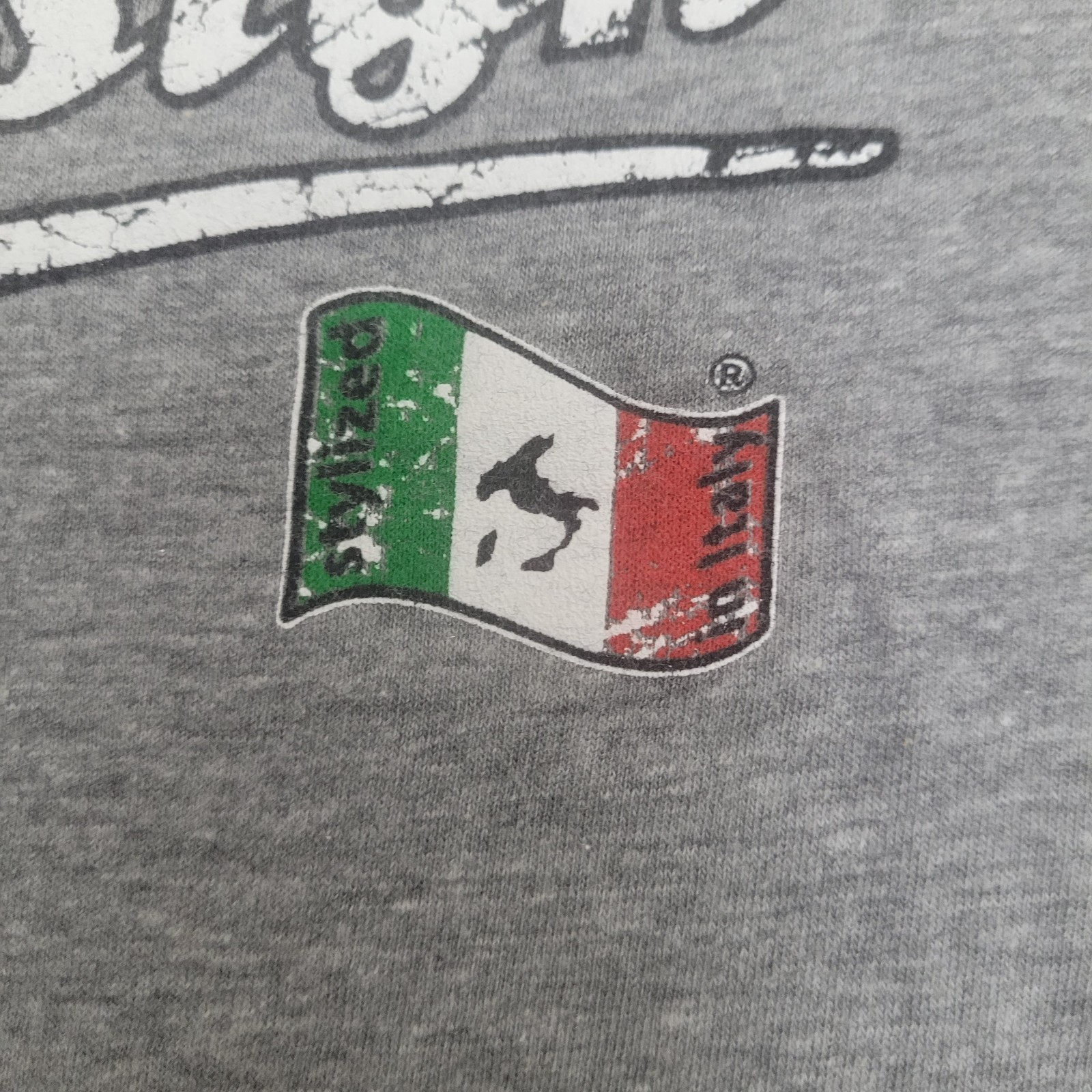 Italian Design Medium Vespa Scooter T-Shirt Zesus Firenze Stylized In Italy