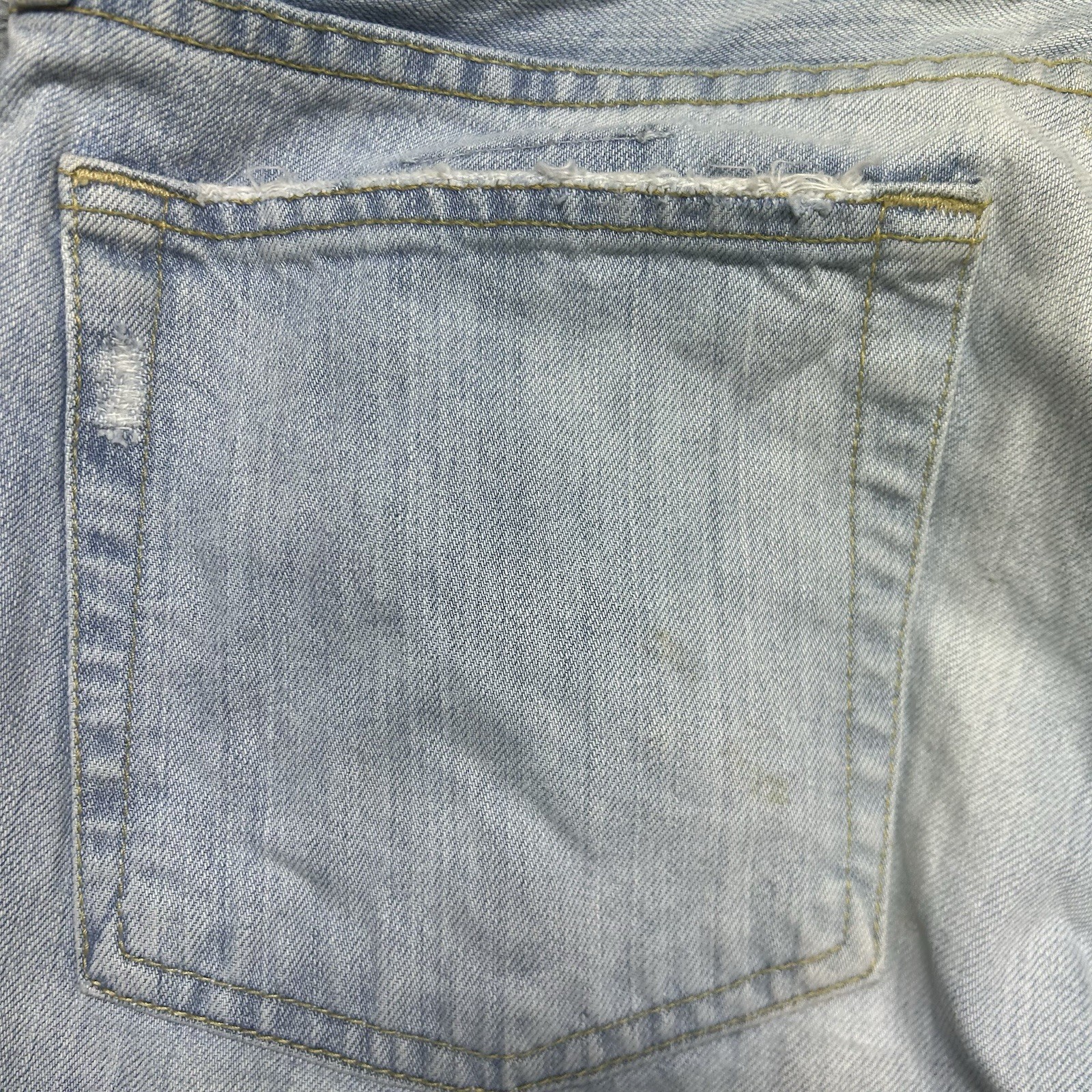 Vintage GAP 1969 Jeans Men’s 36×29 Blue Stonewash Button Fly Straight Fit Y2K