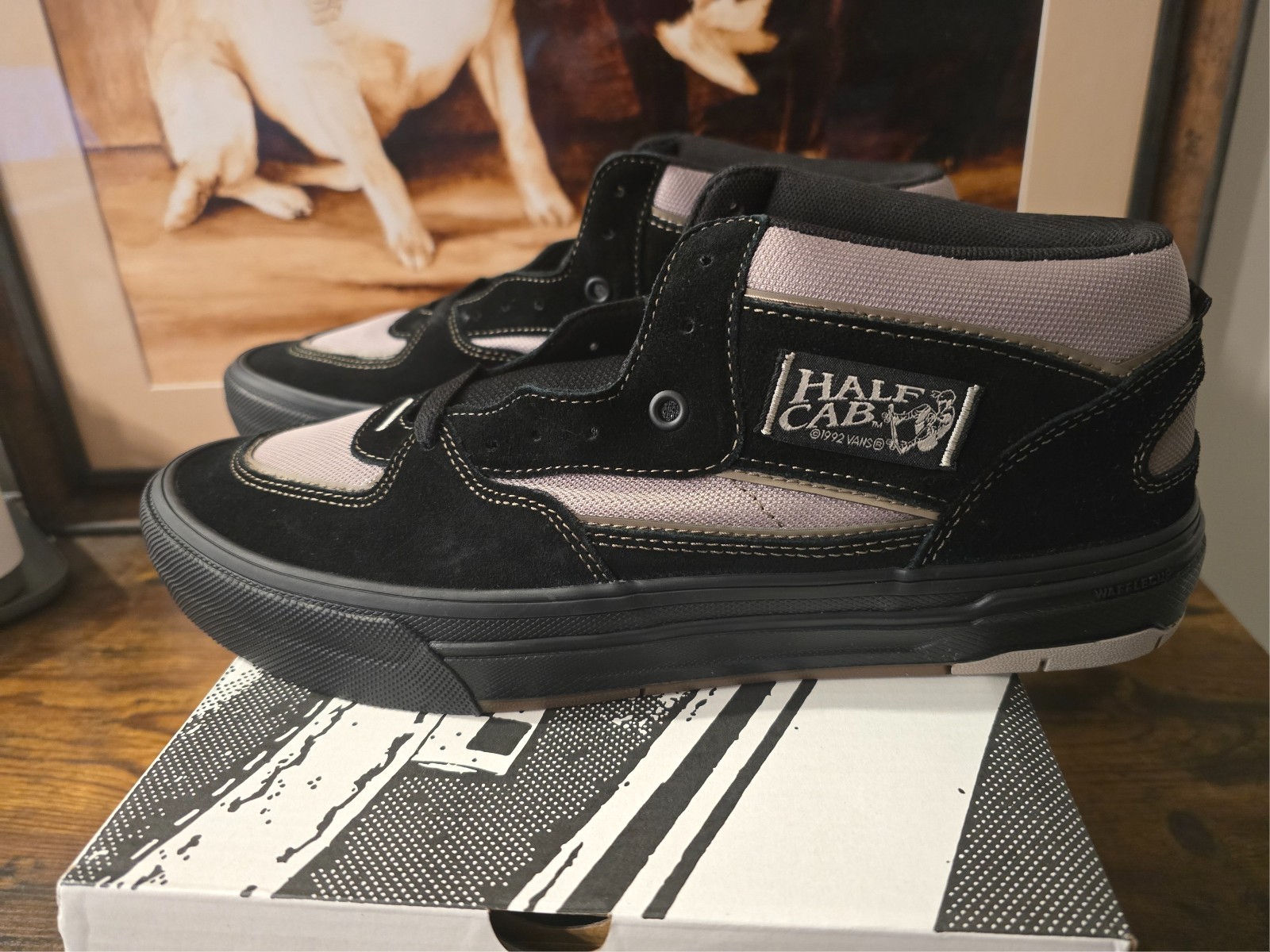 Vans Skate Half Cab Wafflecup Black Peyote VN000D9ZOUK Men’s US SIZE 10.5 NEW