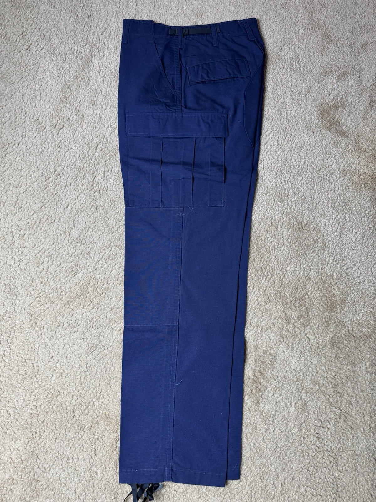 Propper Men’s Ripstop Cargo Pants Blue Military Polyester Cotton Small Regular