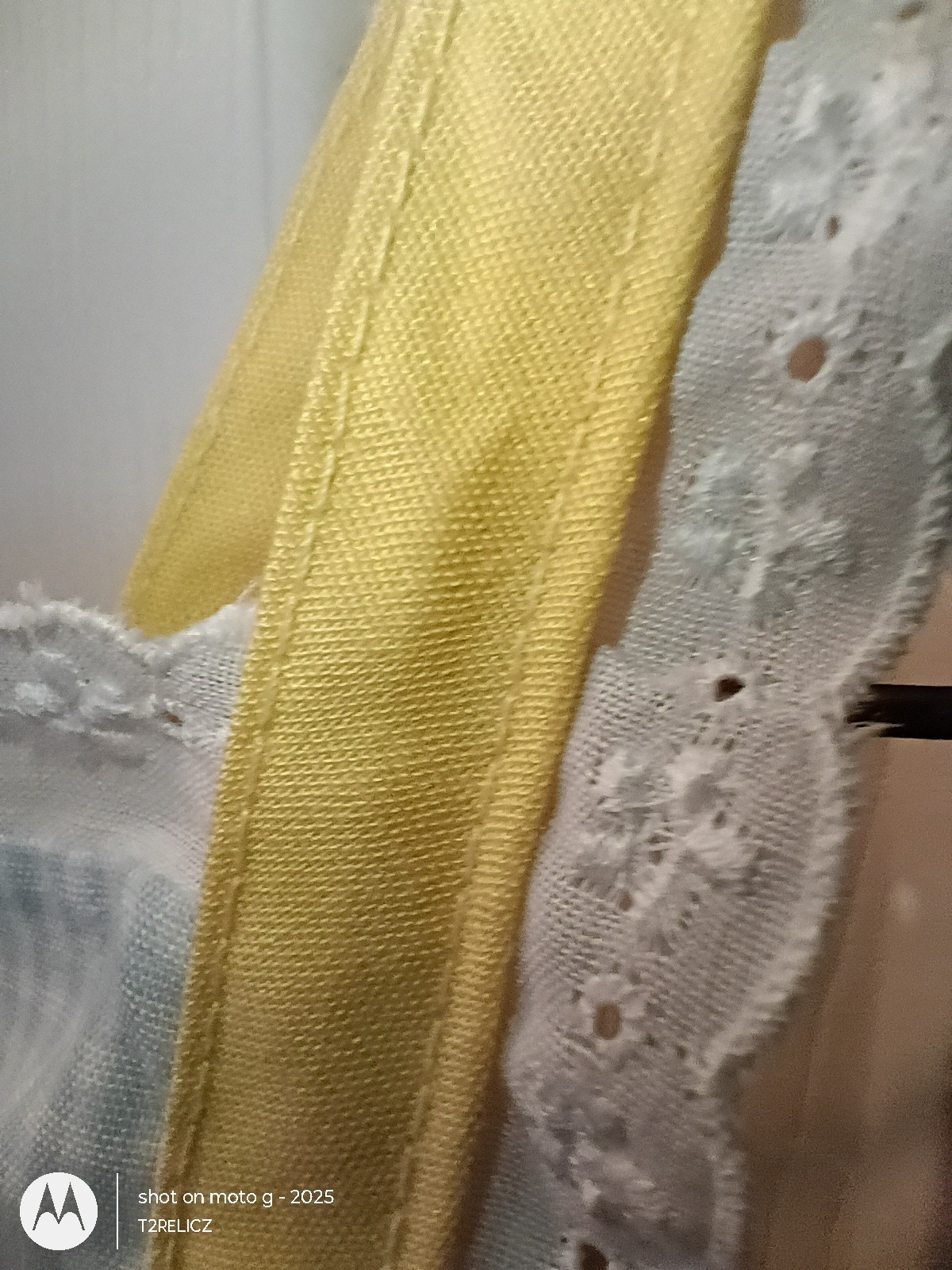 Vtg 3T Summer Embroidered Yellow Jumper~Gender Neutral-Field/Birds/Sky~USA Made