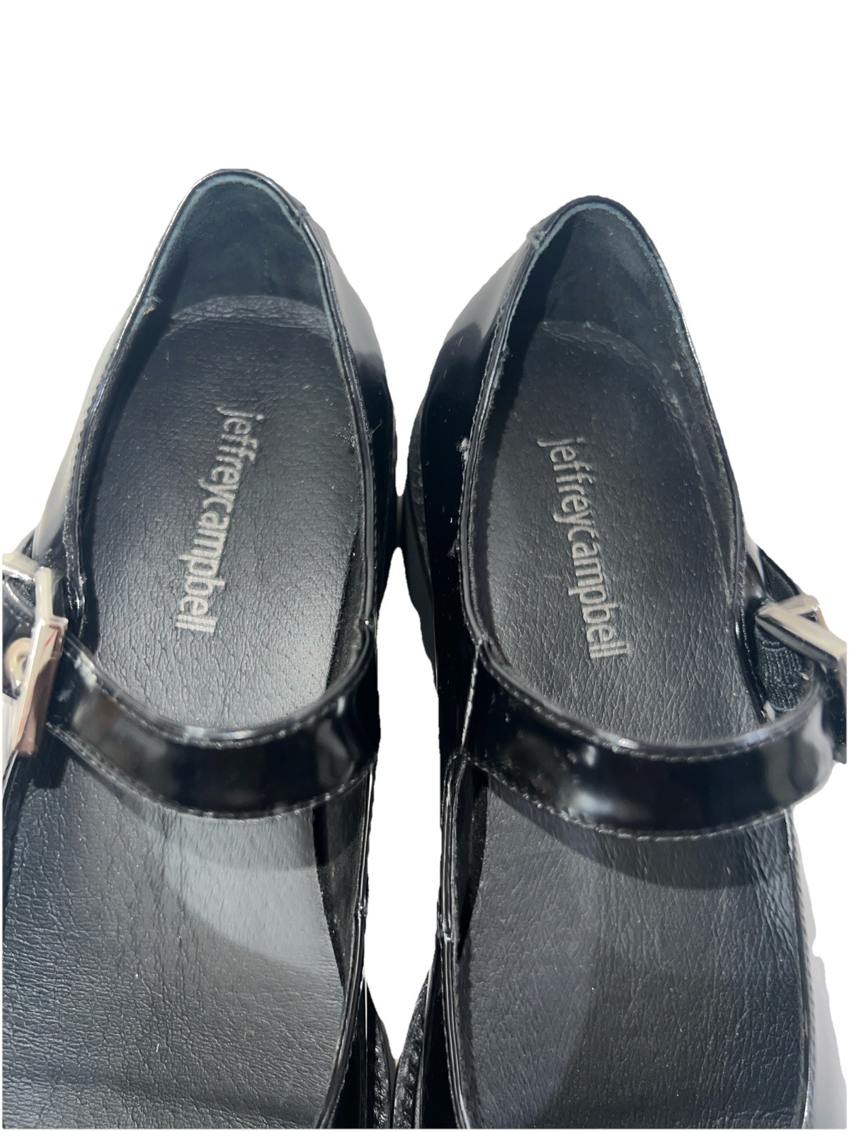 Jeffrey Campbell Mary Jane platform Black Buckle Ansley Women 6.5