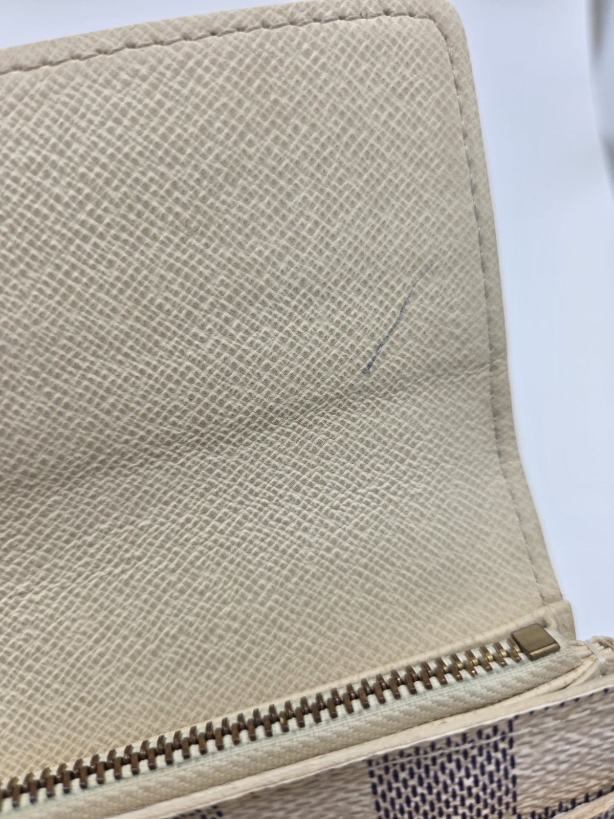 Louis Vuitton Damier Azur Sara Wallet W Box Dust Bag And COA