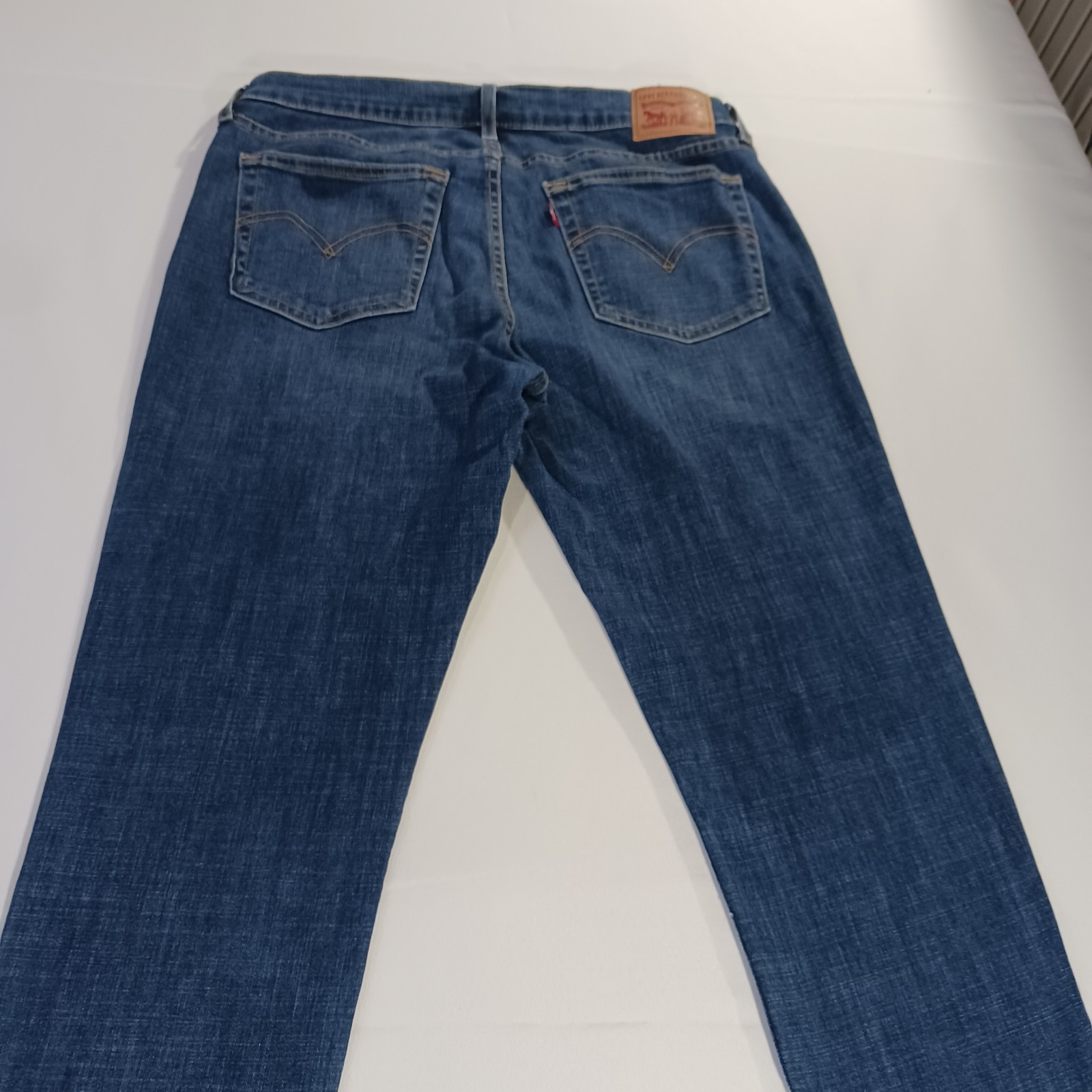 Levi’s Boyfriend Men’s Blue Cotton Blend Denim Jeans Size W30 L27 Fits (32×27)