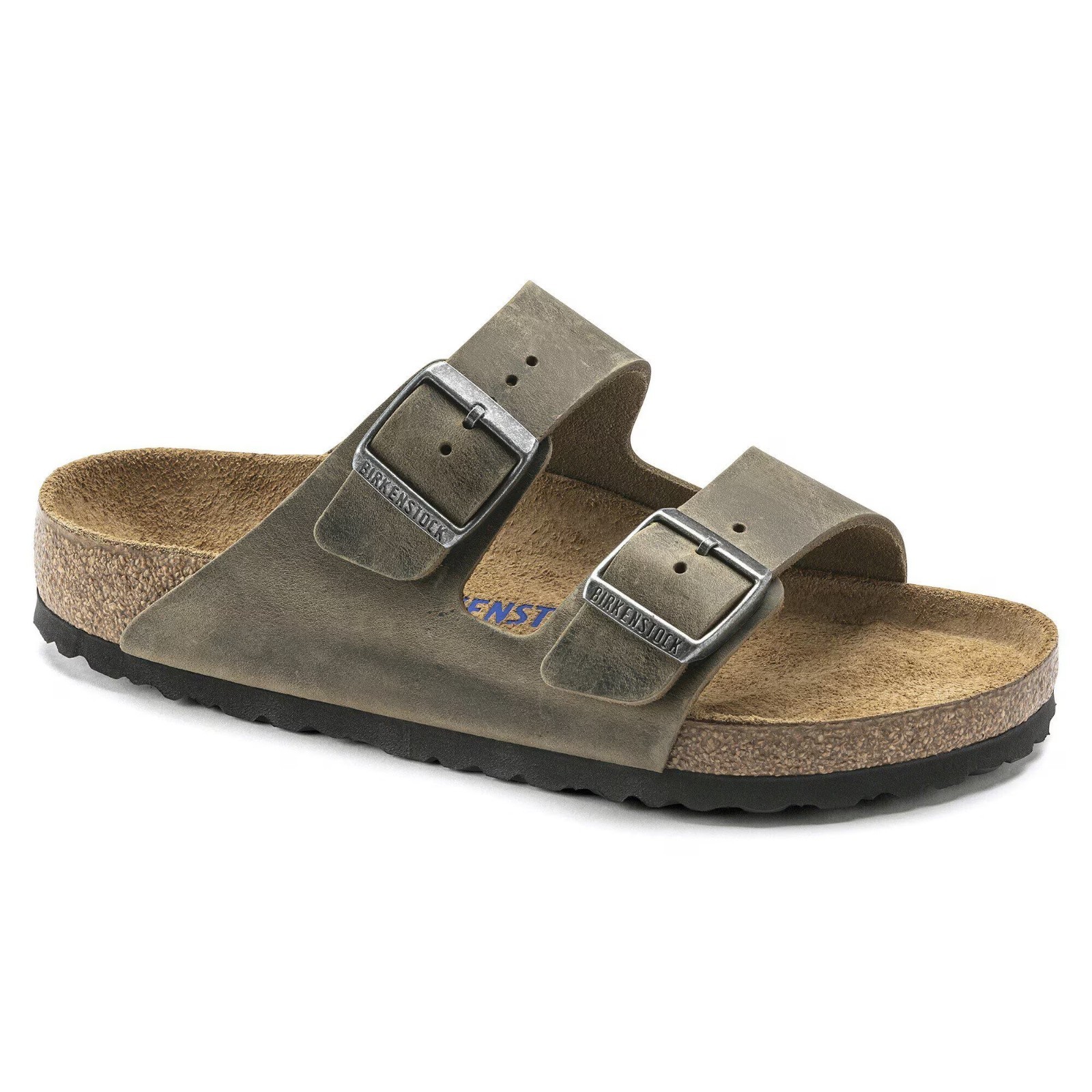 Birkenstock Arizona Soft Footbed Oiled Leather Sandals – Faded Khaki