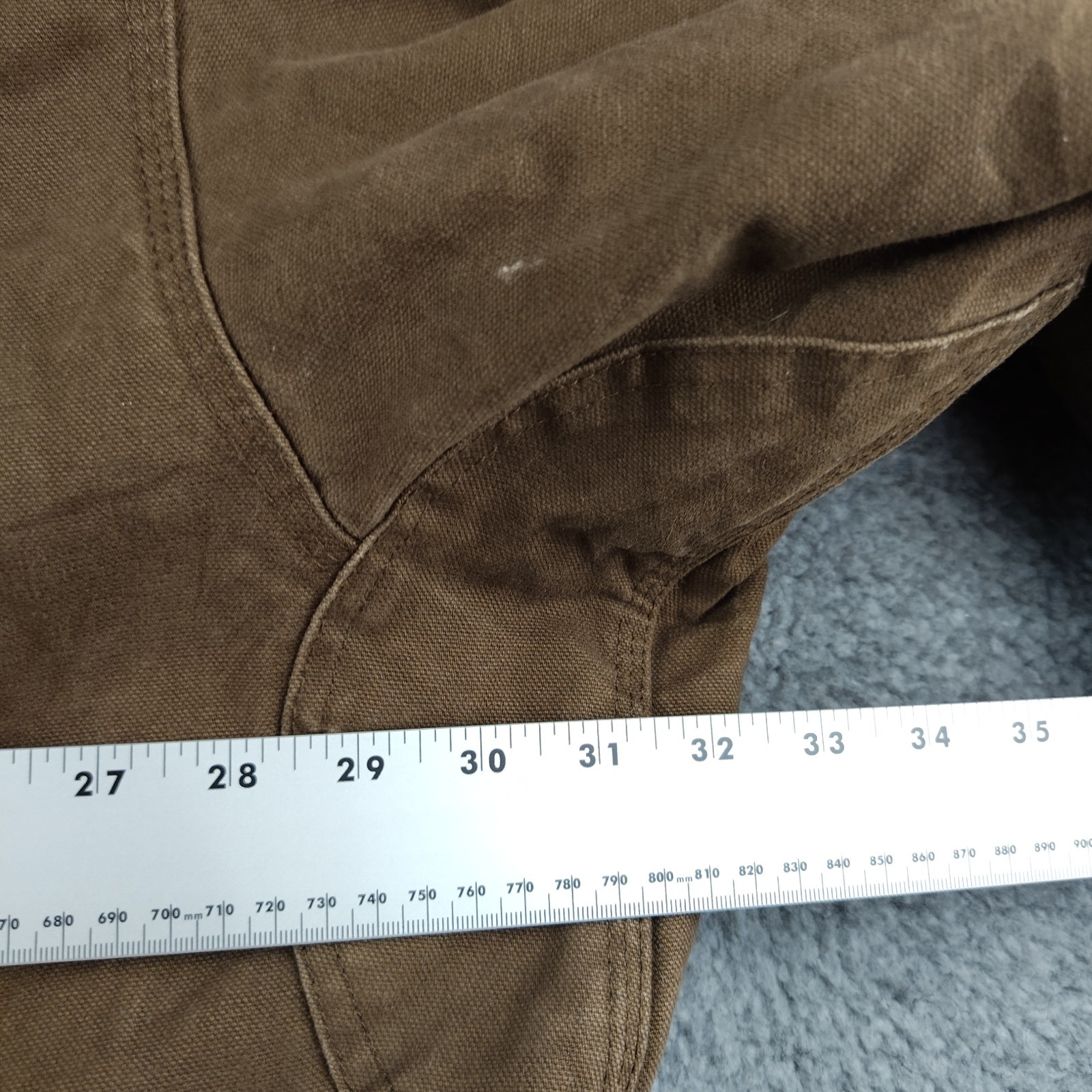 Berne Canvas Chore Coat Dark Brown Insulated Quilt Lined Mens 3XL