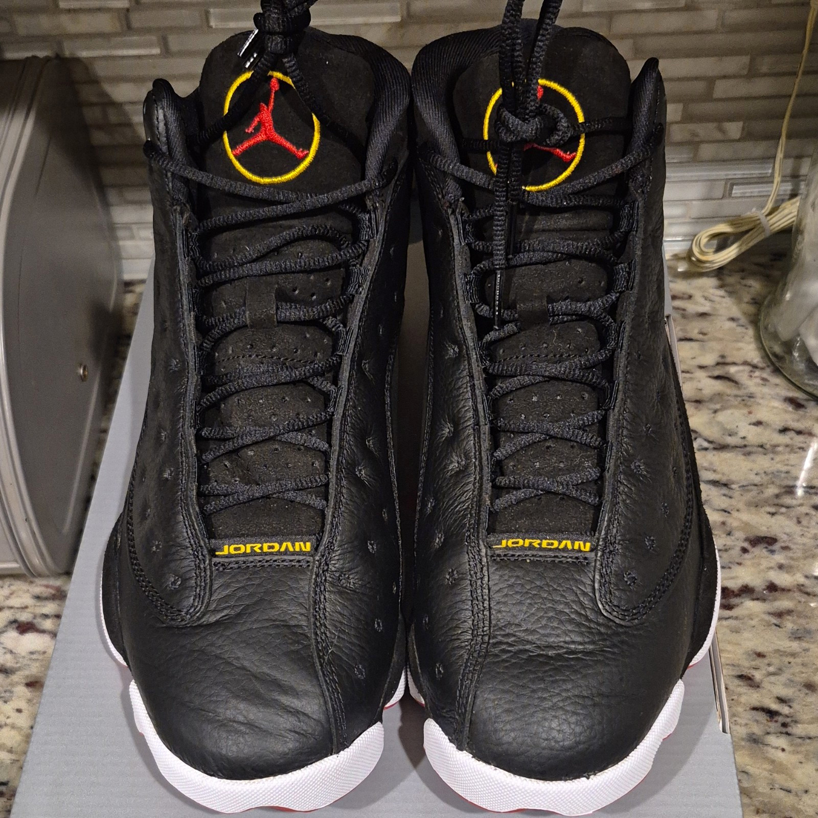 Jordan Air Jordan 13 Retro Playoff Men’s Mid Top Leather Lace-Up Basketball