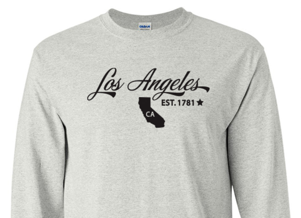 Los Angeles California T-Shirt Long Sleeve Graphic tee
