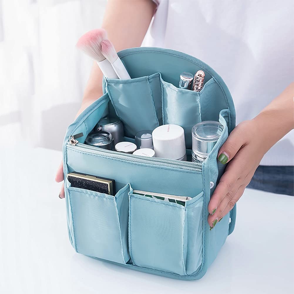 HOYOFO Mini Backpack Organizer 7.7×4.3×10.6 Inch (Pack of 1), Light Blue