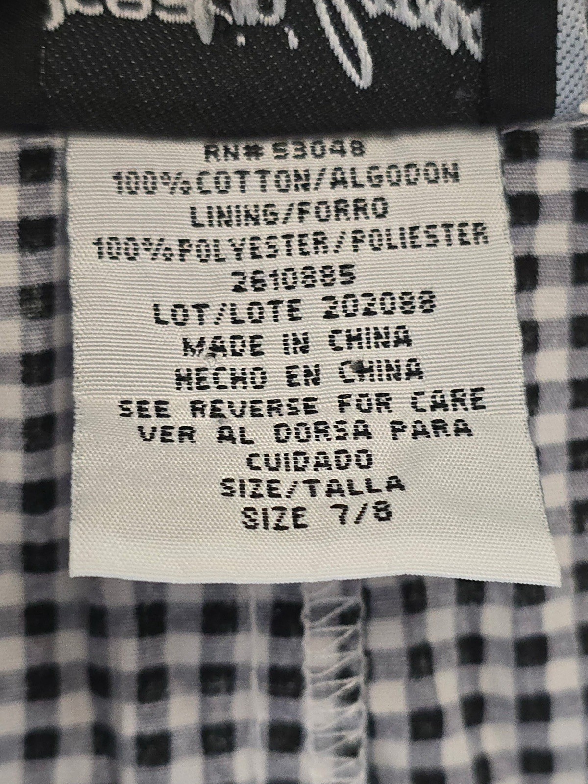 Breakin Loose Blazer Women’s 7/8 Black Gingham Puff Sleeve Western Prairie Y2K