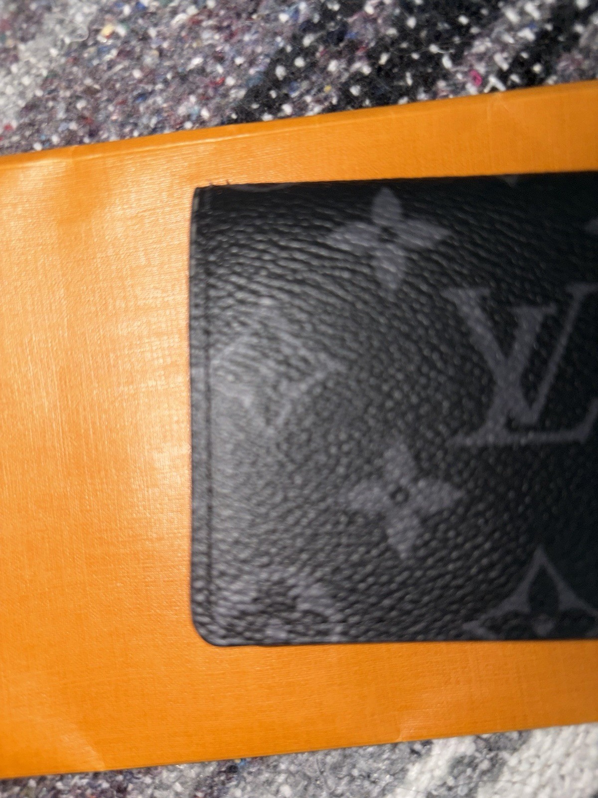 Authentic Louis Vuitton Envelope Card Holder Monogram Leather