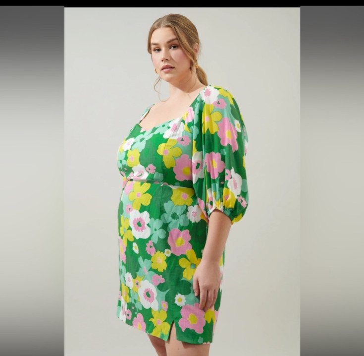 NWT Sugarlips Floral Mini Dress plus 3X K🌸🌹🌺
