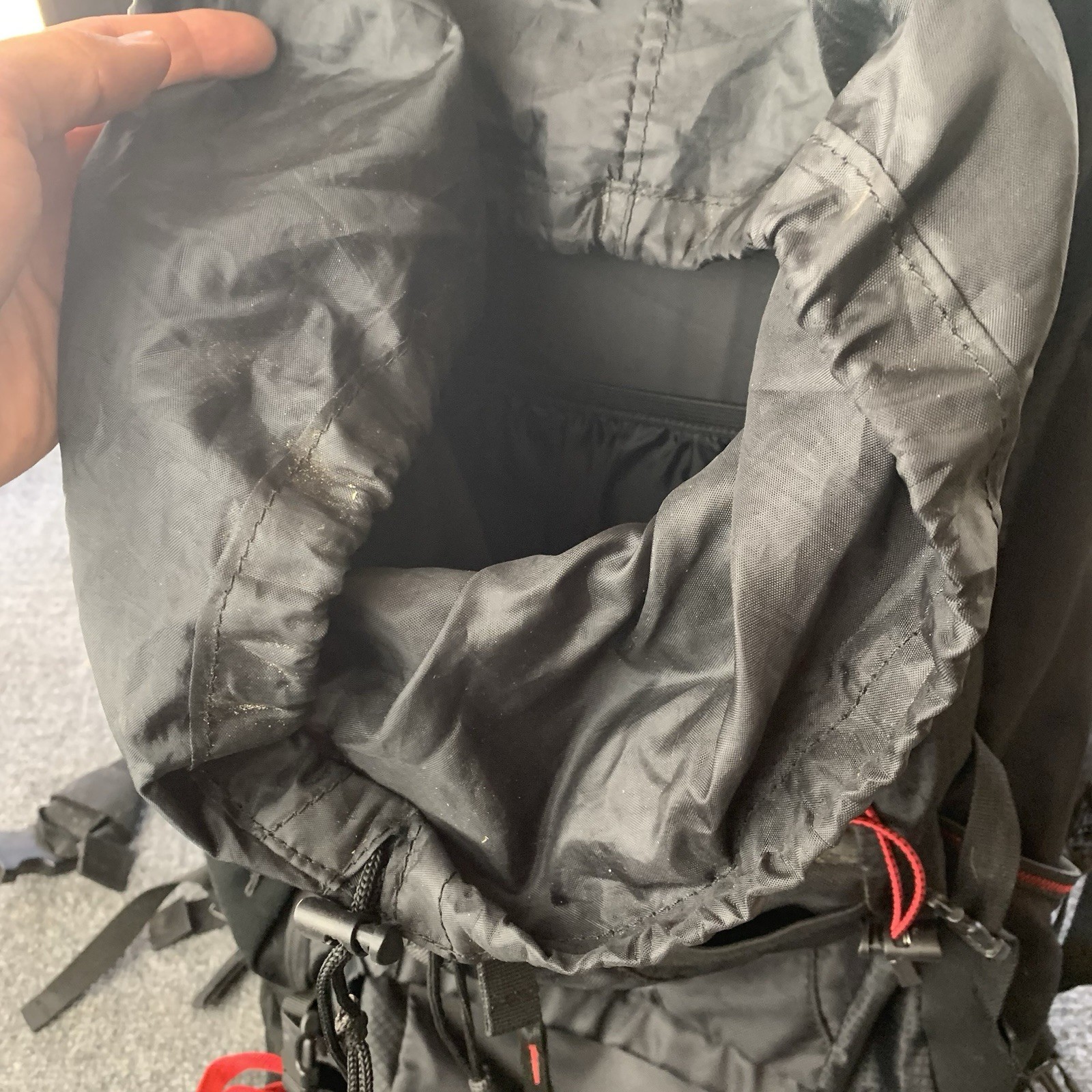 Westfield Trekking Pack Red Black Rucksack Outdoor Backpack Climbing Hiking 70 L
