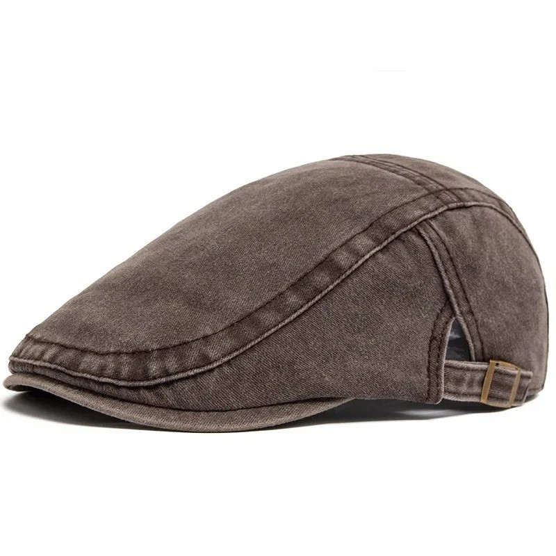 Men Vintage Flat Cap Driver Hat Adjustable Casual Golf Newsboy Unisex