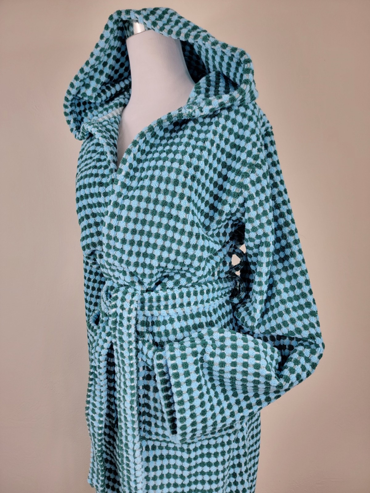 100% Cotton Terry Cloth Bathrobe Unisex | Plush Robe | Kimono | Spa Sauna