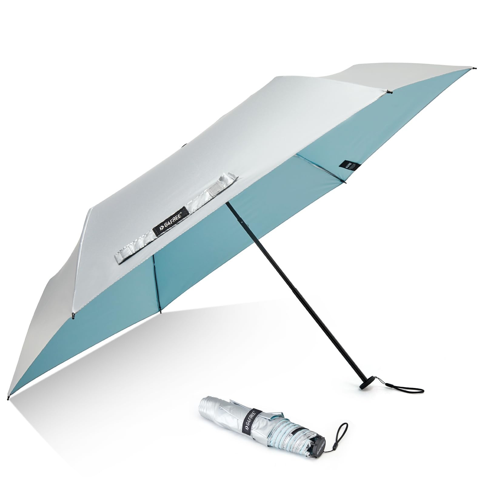 Compact 43″ Mini Travel Umbrella – Ultralight, UPF 50+ UV Protection, Carbon Fib