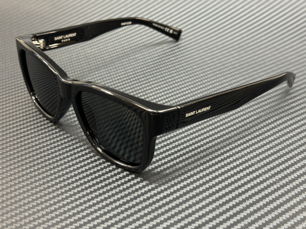 SAINT LAURENT SL 674 001 Black Grey Medium 54 mm Unisex Sunglasses