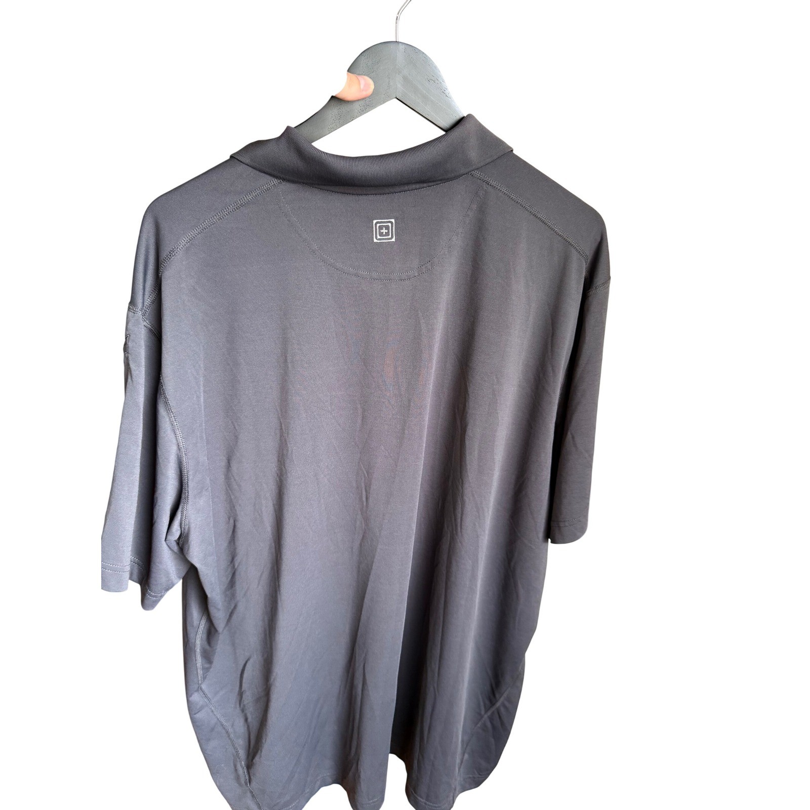 5.11 Tactical Performance Polo Shirt Size 2XL Dark Gray Short Sleeve EUC