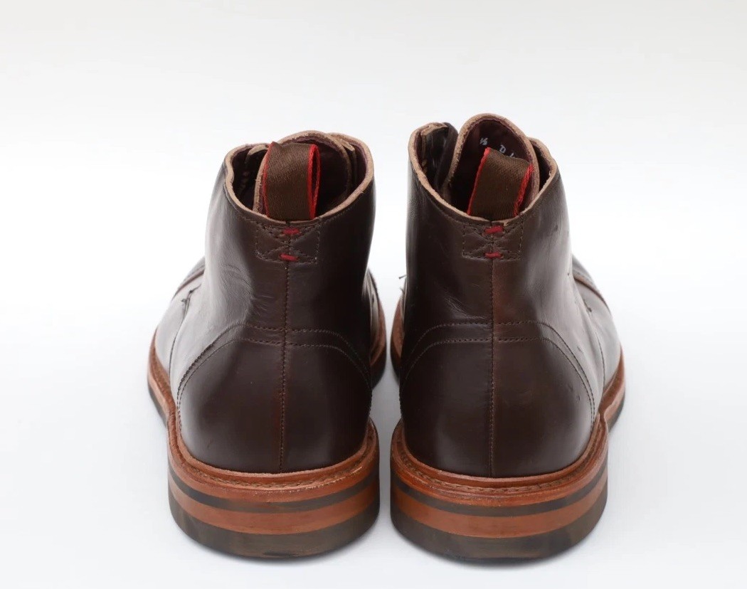Allen Edmonds Patton Cap Toe Weatherproof Boots Size 11.5 in Brown Leather