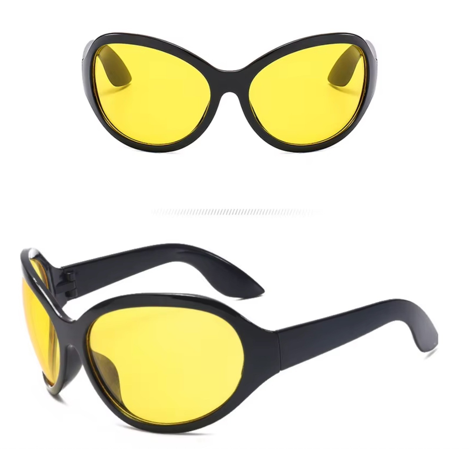 MEN WOMEN OVERSIZED EXAGGERATED Funky VINTAGE RETRO Style SUN GLASSES Large Big