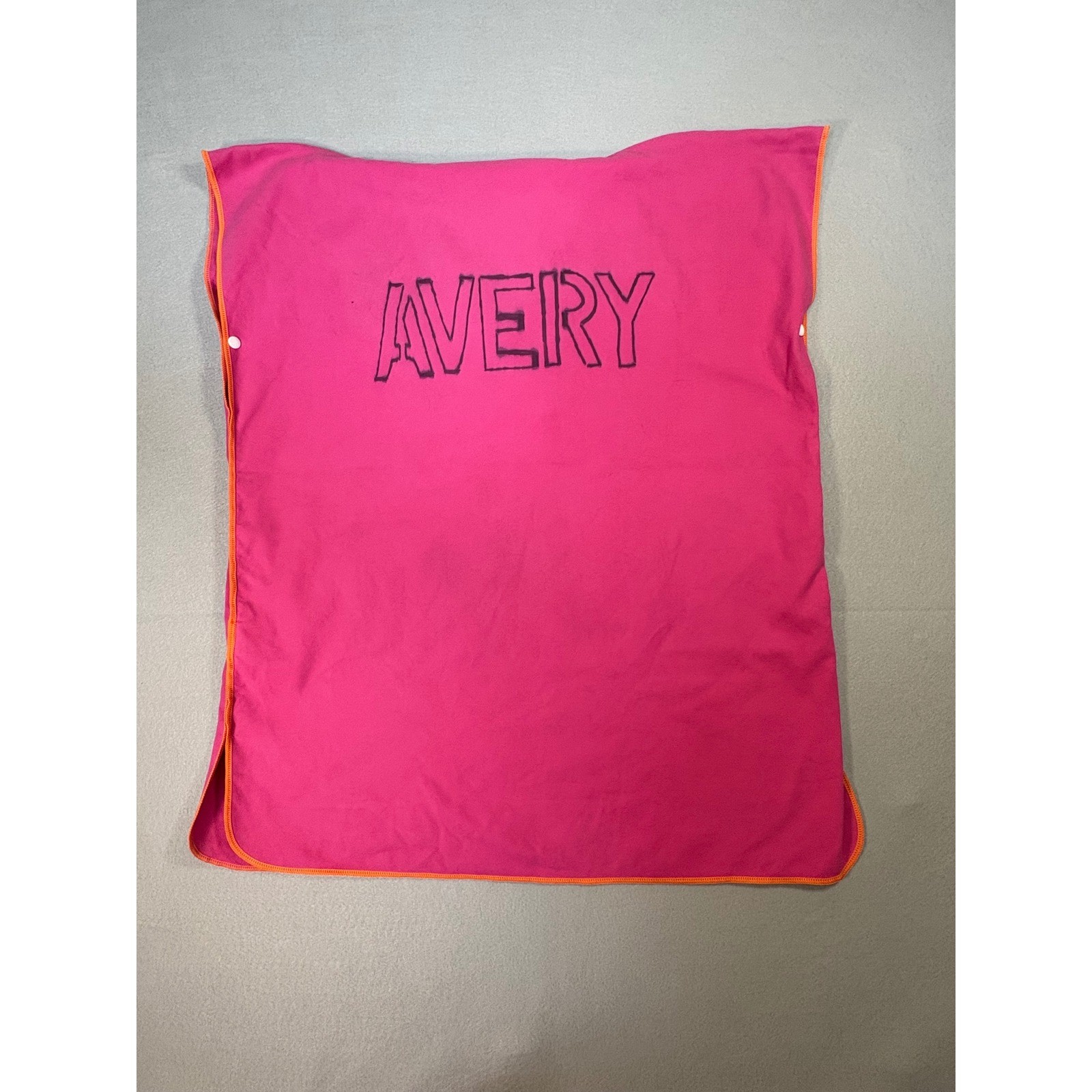 FLYILY Pink Microfiber Hooded Changing Robe Surf Poncho Swim Cover Up