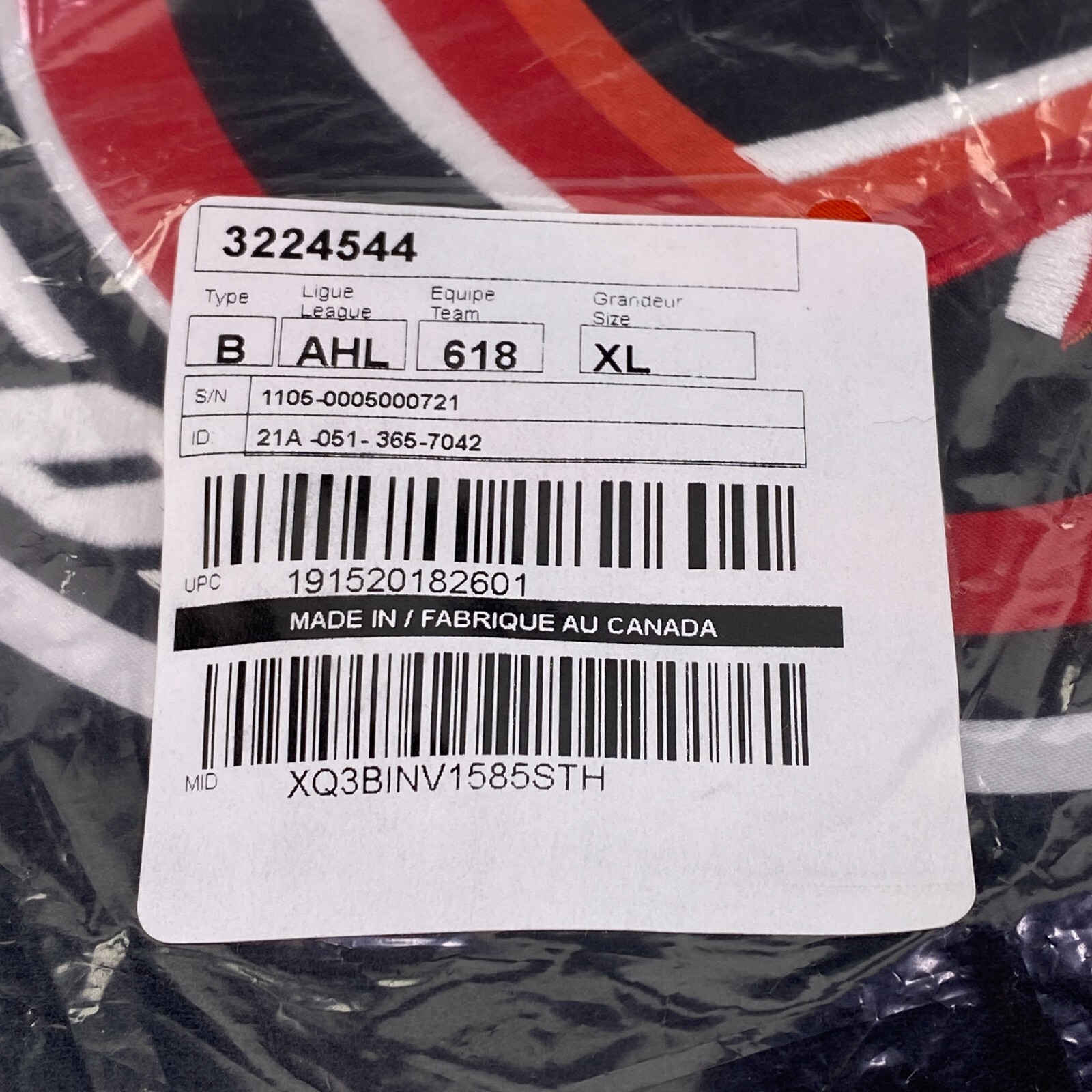 YOUTH HOCKEY JERSEY CCM BINGHAMTON DEVILS YOUTH X-LARGE NEW AHL NHL NJ DEVILS