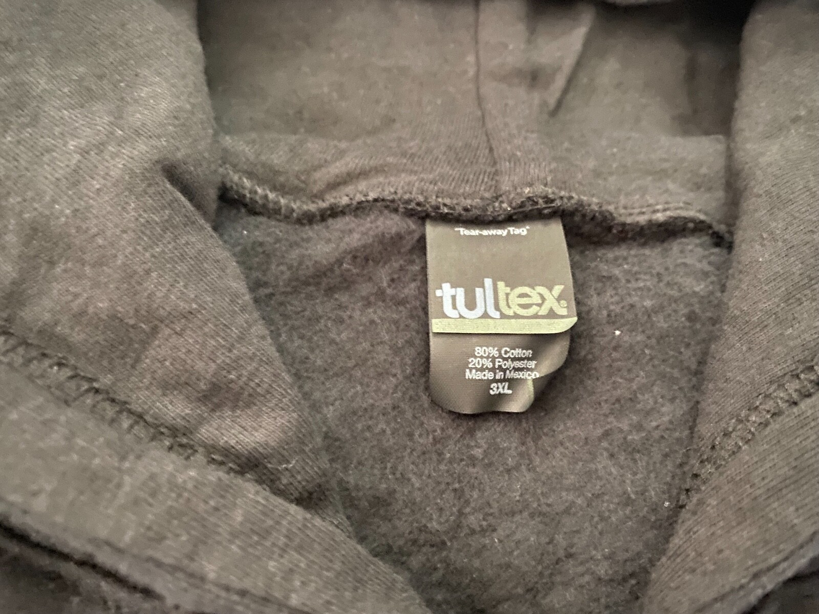 United States Police Wife Black Hoodie Sweatshirt Size 3XL