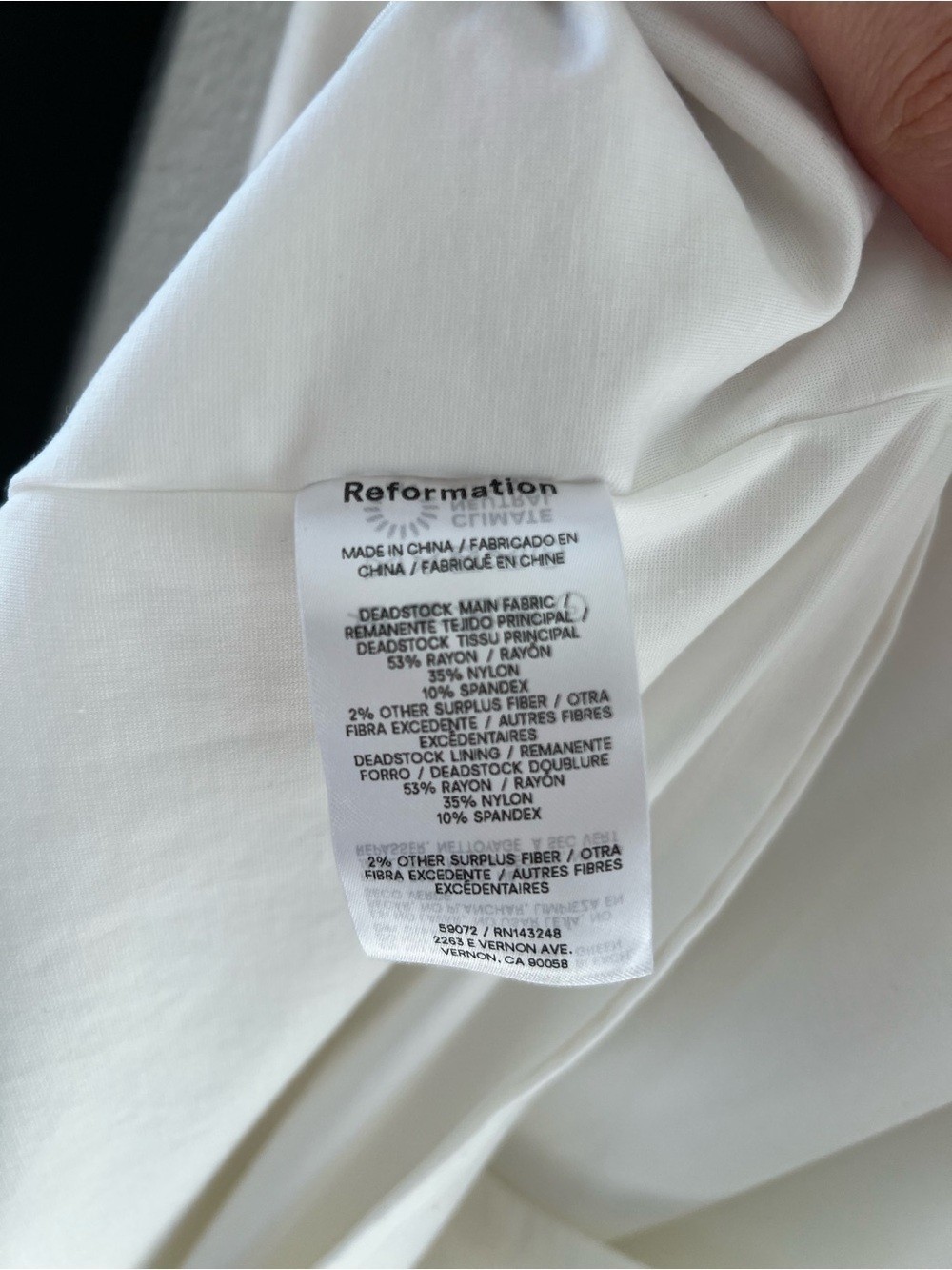 Reformation x Laura Harrier Christy Knit Open Back T Shirt Mini Dress | Size XL