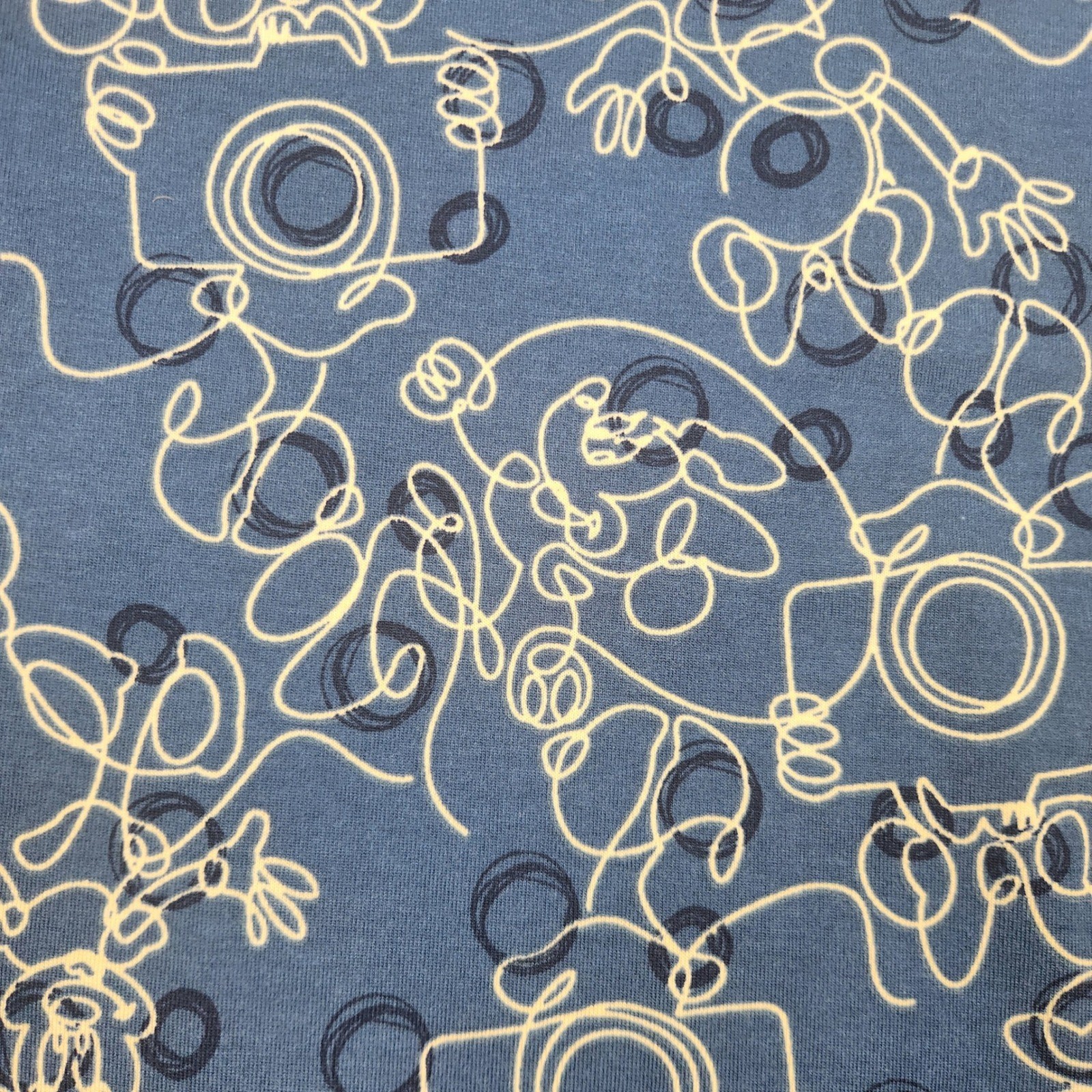 LuLaRoe Disney Irma Tunic Top Small NWT Mickey Minnie Mouse Navy Blue Yellow