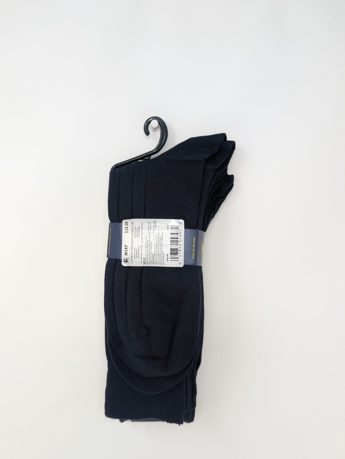 Polo Ralph Lauren Men’s Super Soft Crew Socks 3pairs 8662PK Sz:10-13 A0(A5T)